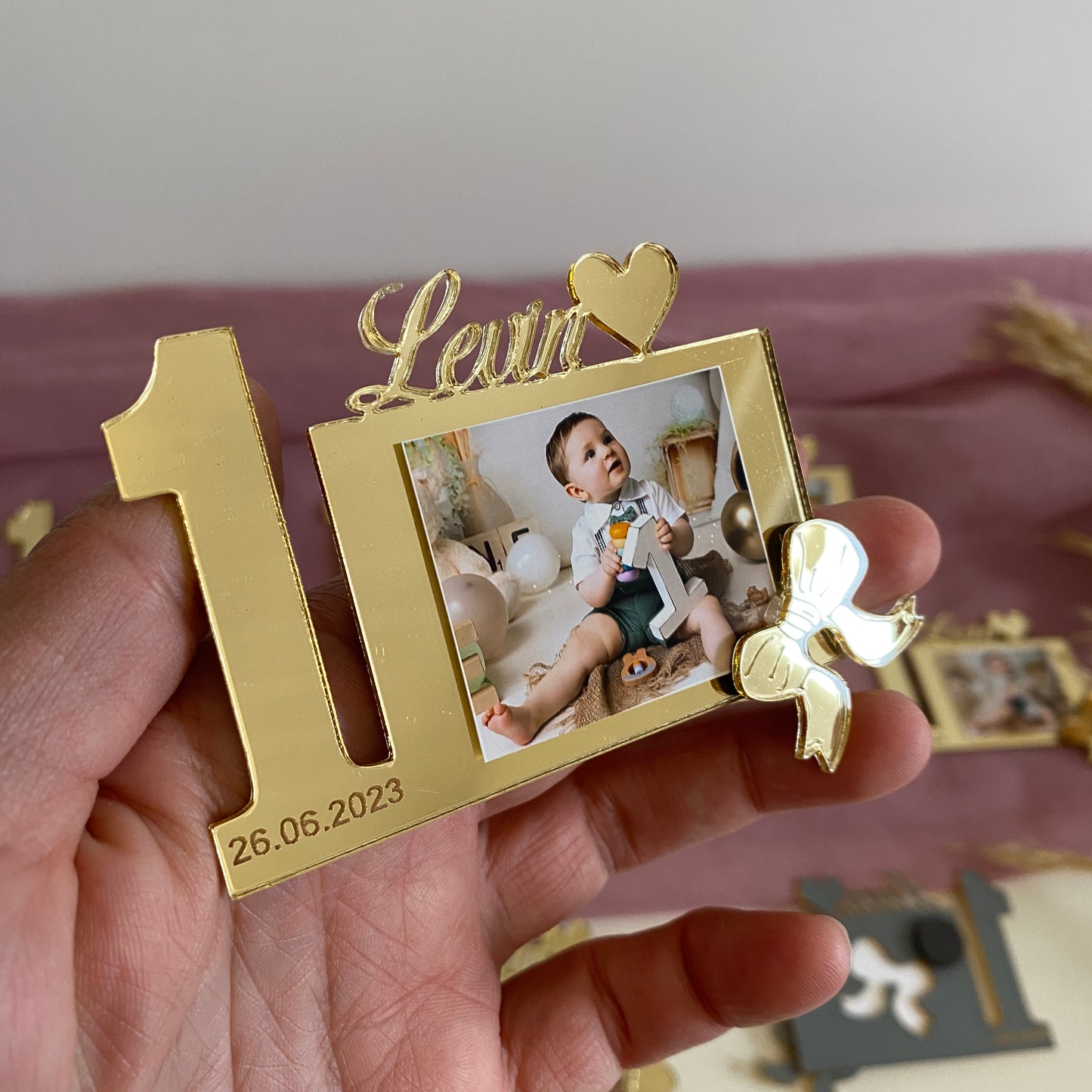 Gastgeschenke Kinder Fotomagnet