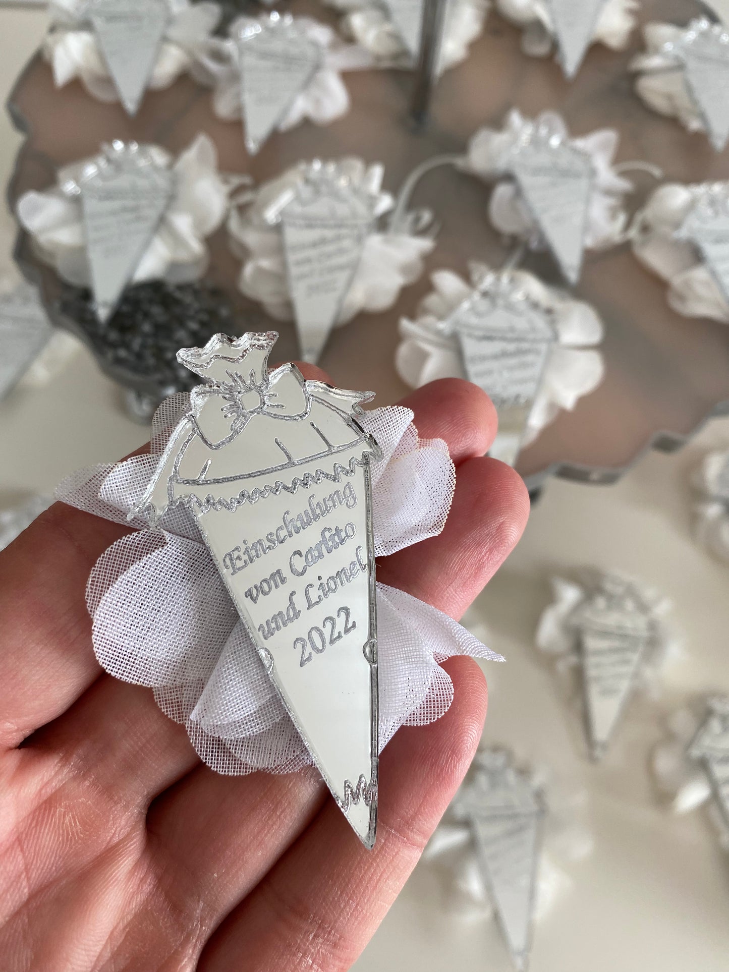 Gastgeschenke Kinder Schultüte-Plexi