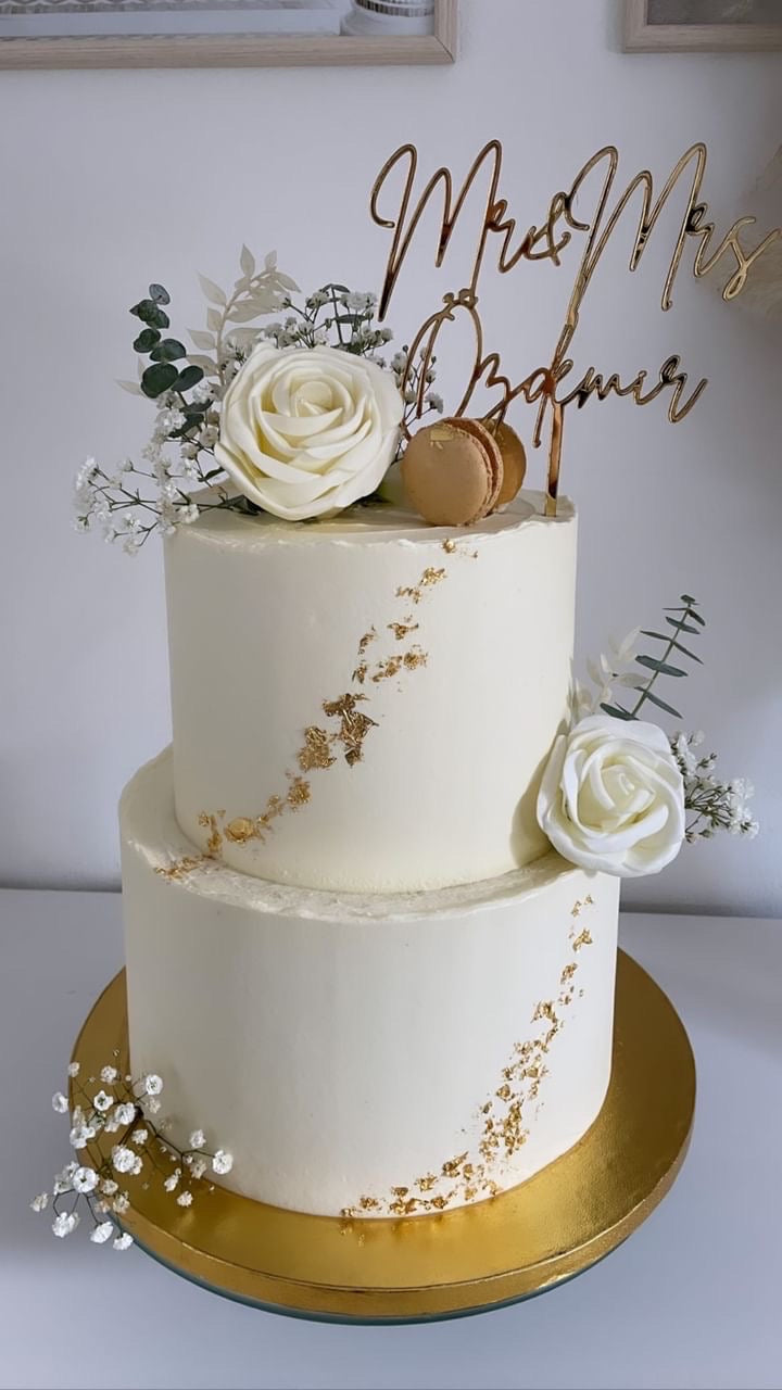 Cake Topper Elegance aus Plexiglas