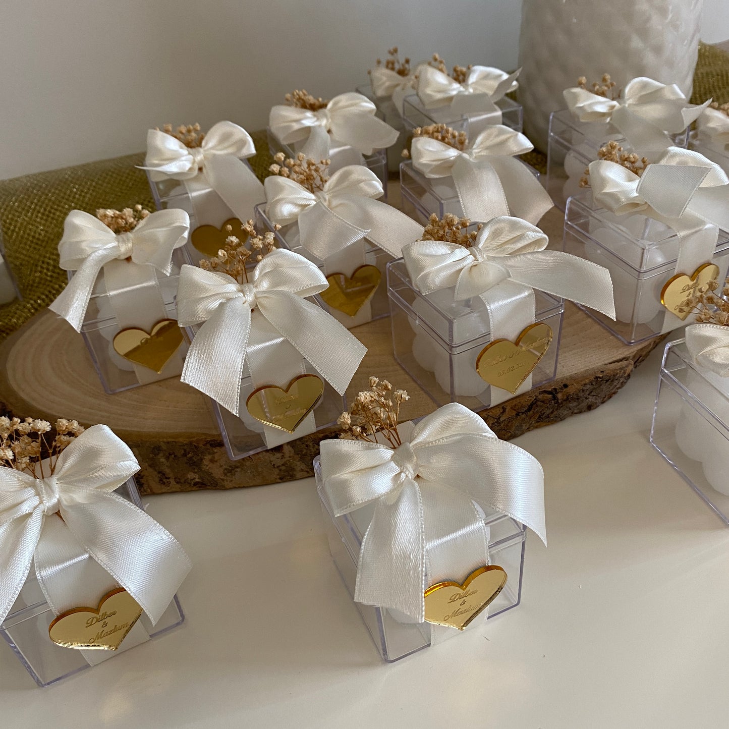 Gastgeschenke Bubble Kerzen