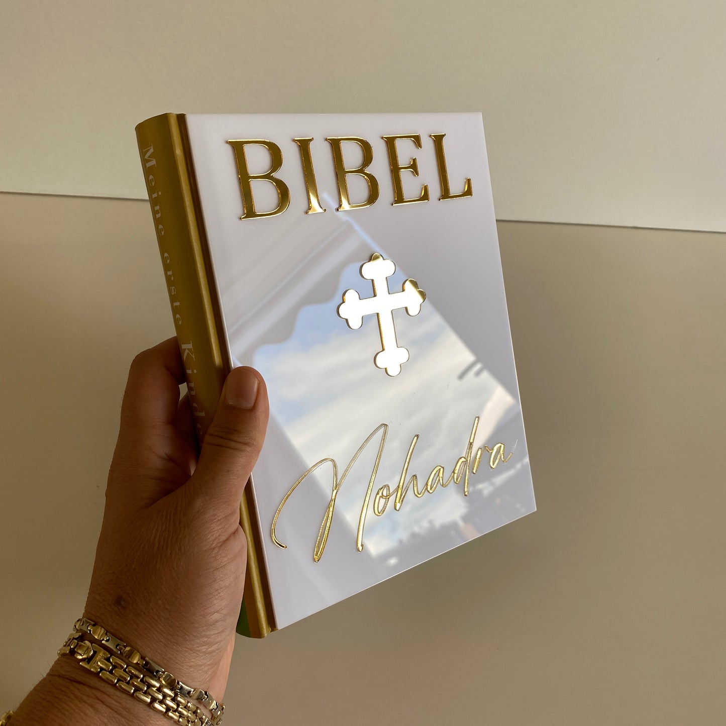 Kinderbibel Weiss / Hochglanz