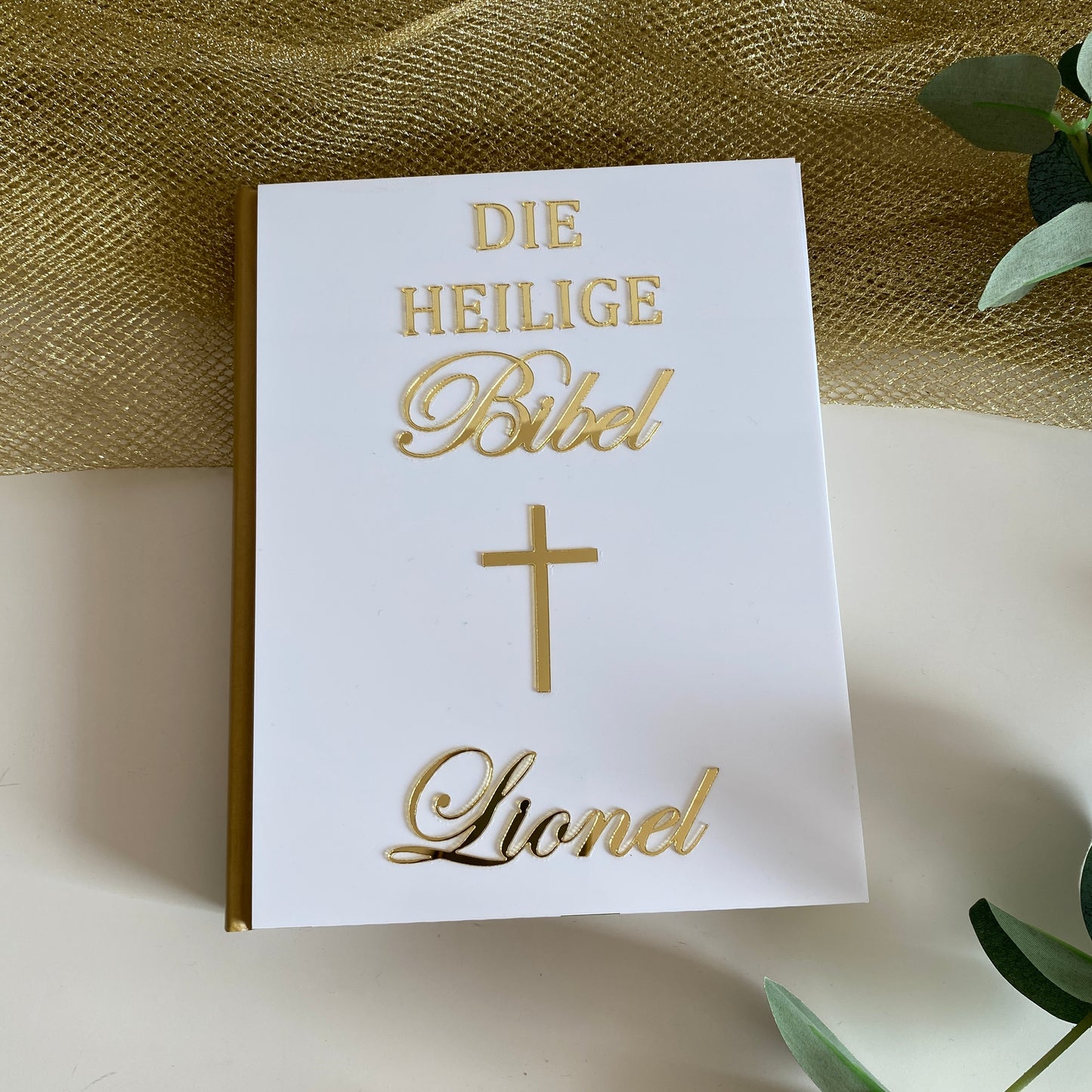 Kinderbibel Weiss / Hochglanz