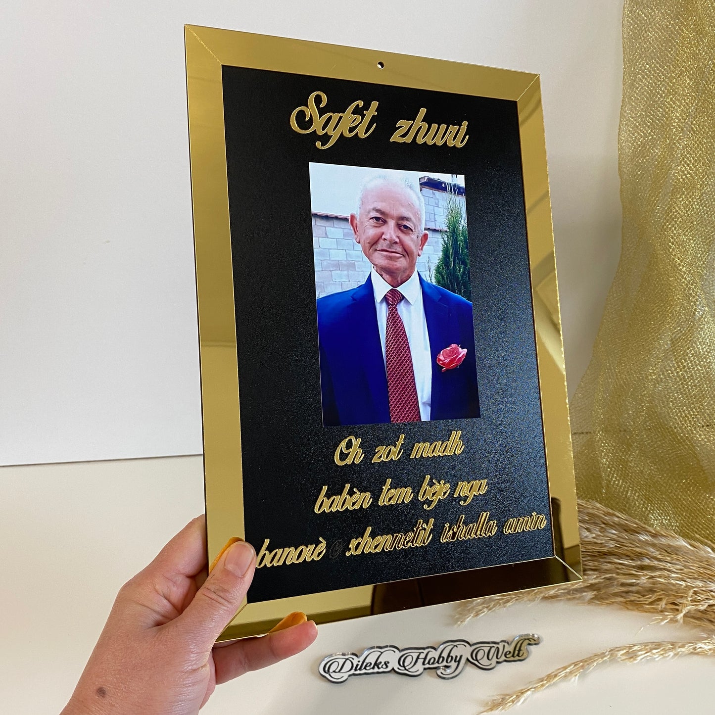 Bilderrahmen mit Namen