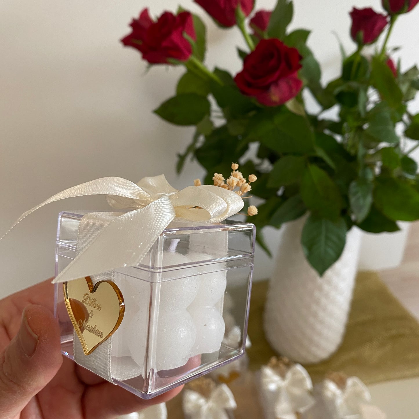 Gastgeschenke Bubble Kerzen