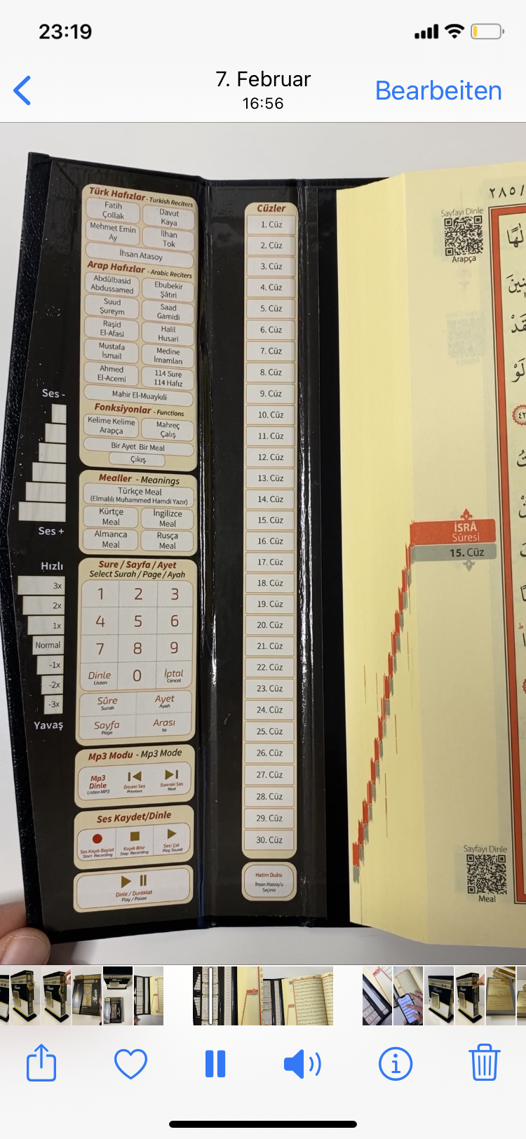 Personalisierter Kaaba Design Samt Koran