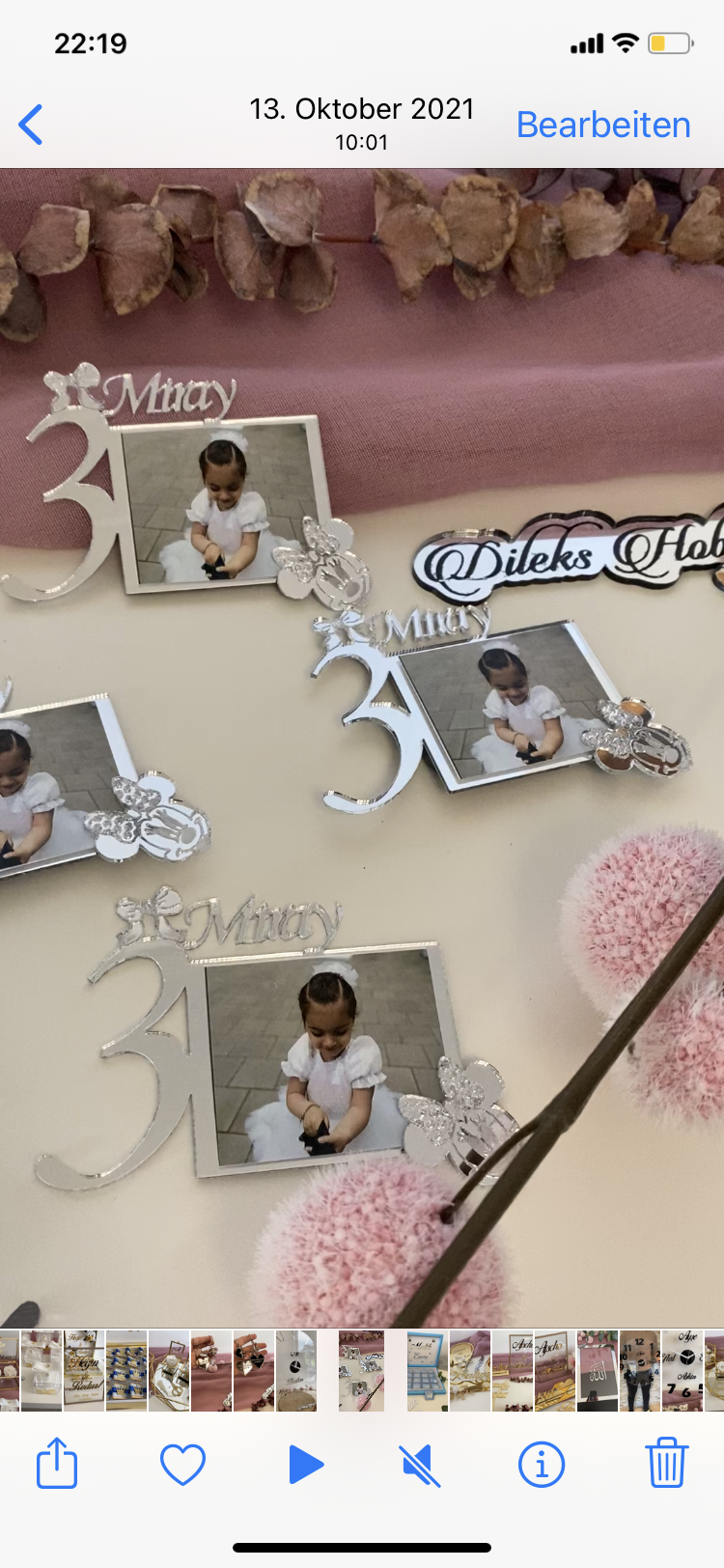 Gastgeschenke Kinder Fotomagnet