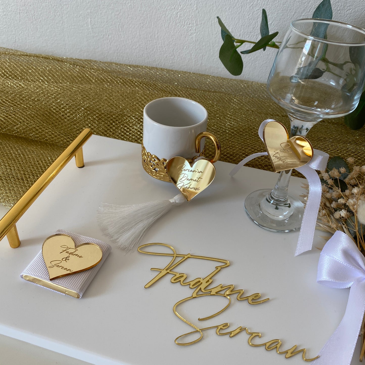 Marmor Ringtablett Tima