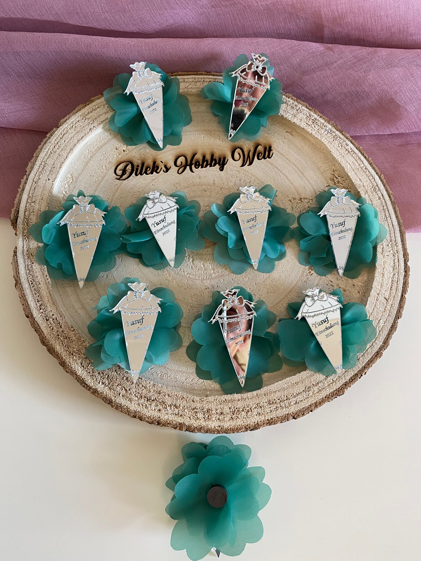 Gastgeschenke Kinder Schultüte-Plexi