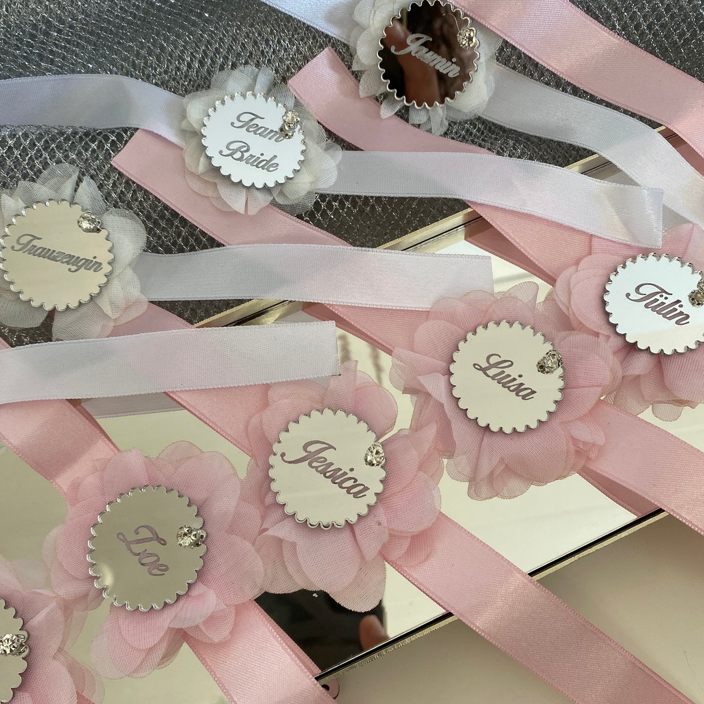 Bridesmaid Standard Armband in Wunschfarbe
