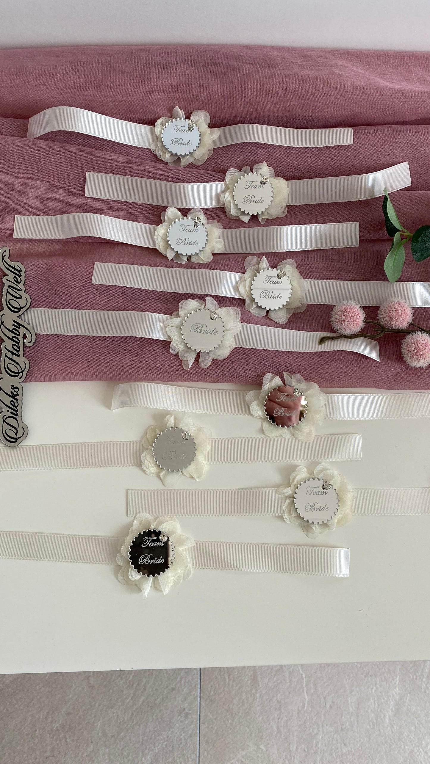 Bridesmaid Standard Armband in Wunschfarbe