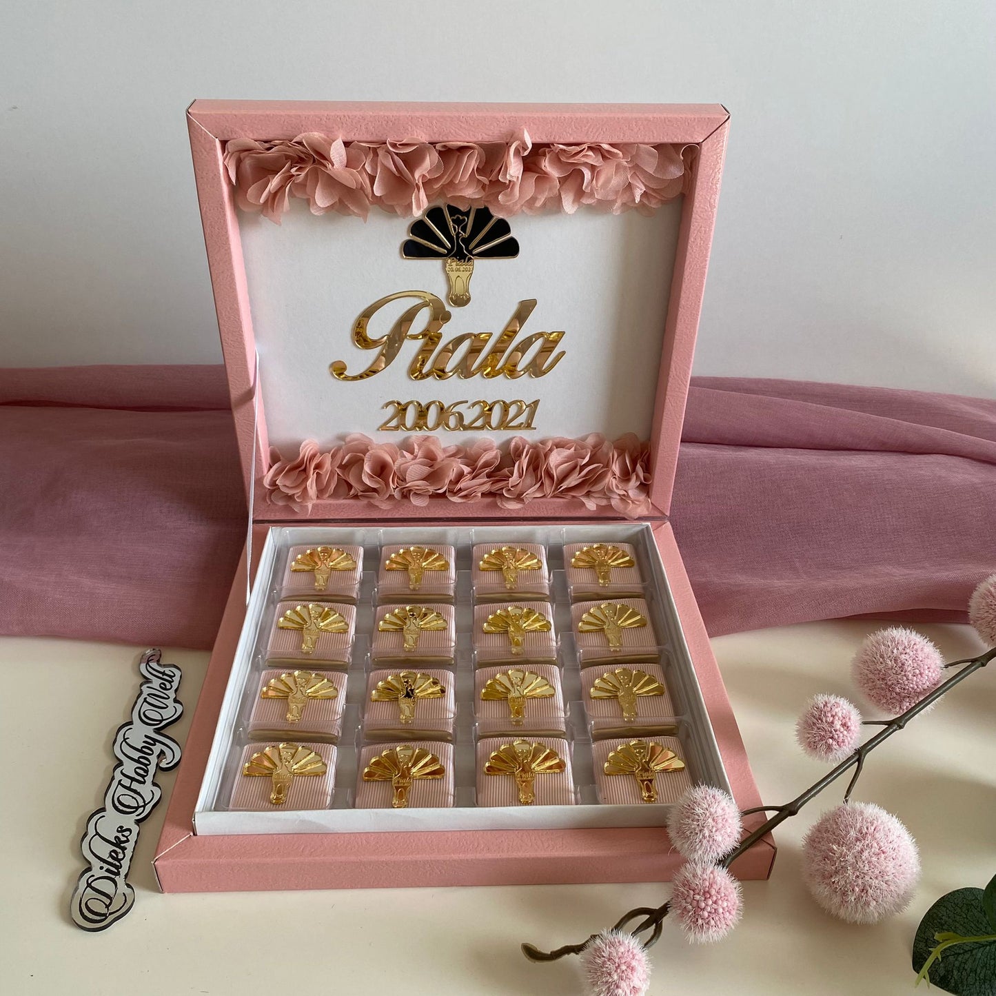 Schokobox Kinder Pfau Rose Dream