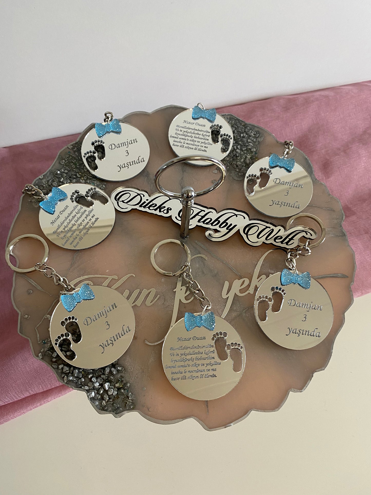 Schlüsselanhänger Baby Gastgeschenke
