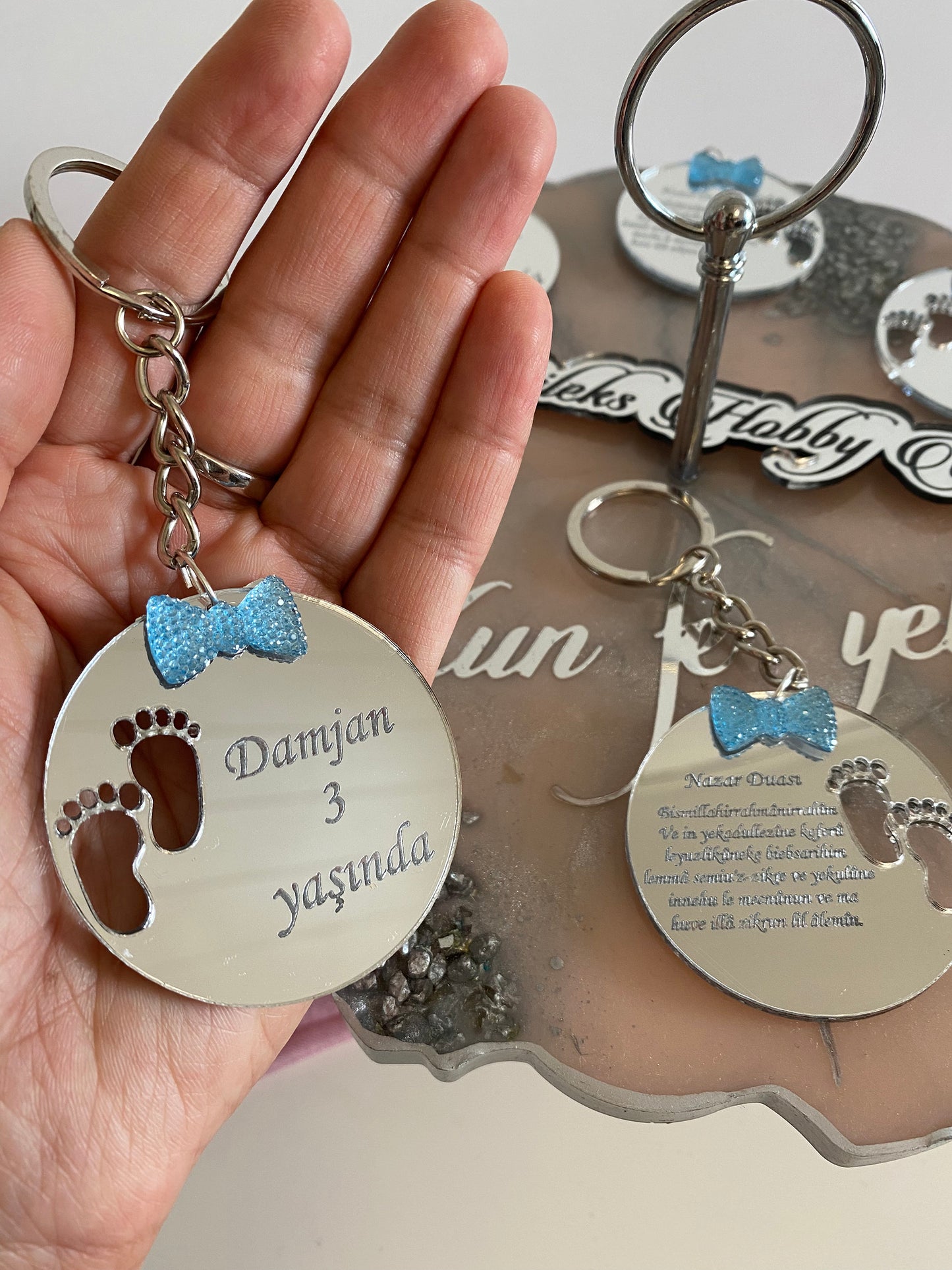 Schlüsselanhänger Baby Gastgeschenke