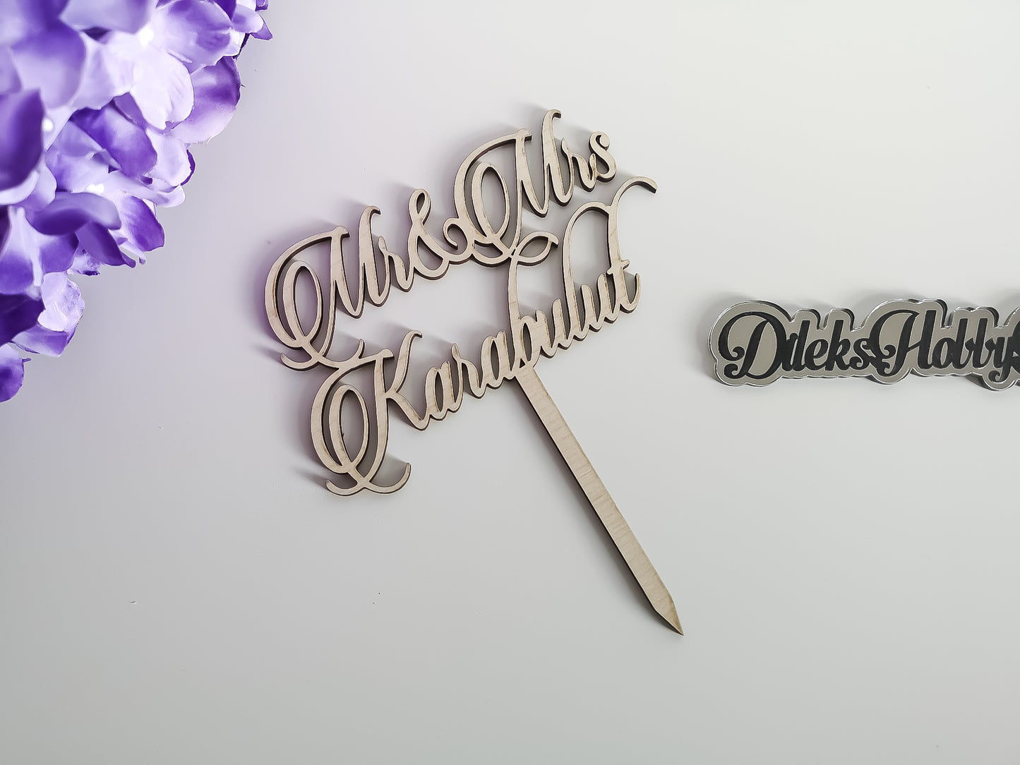 Cake Topper aus MDF (Holz)