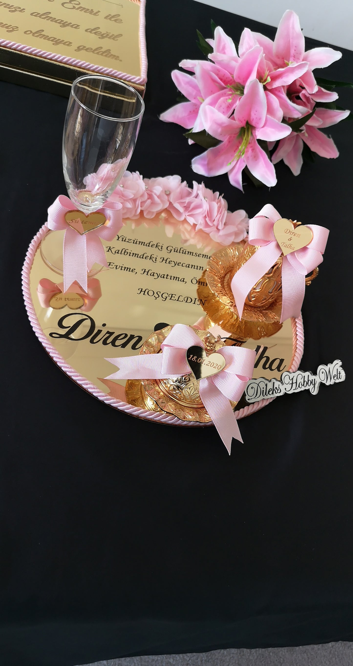 Plexi Moccatablett rund