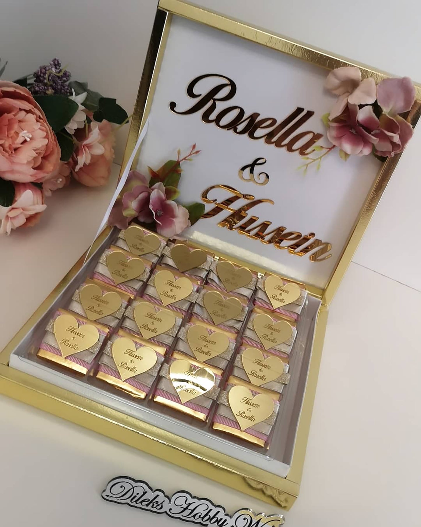 Schokobox Rosen