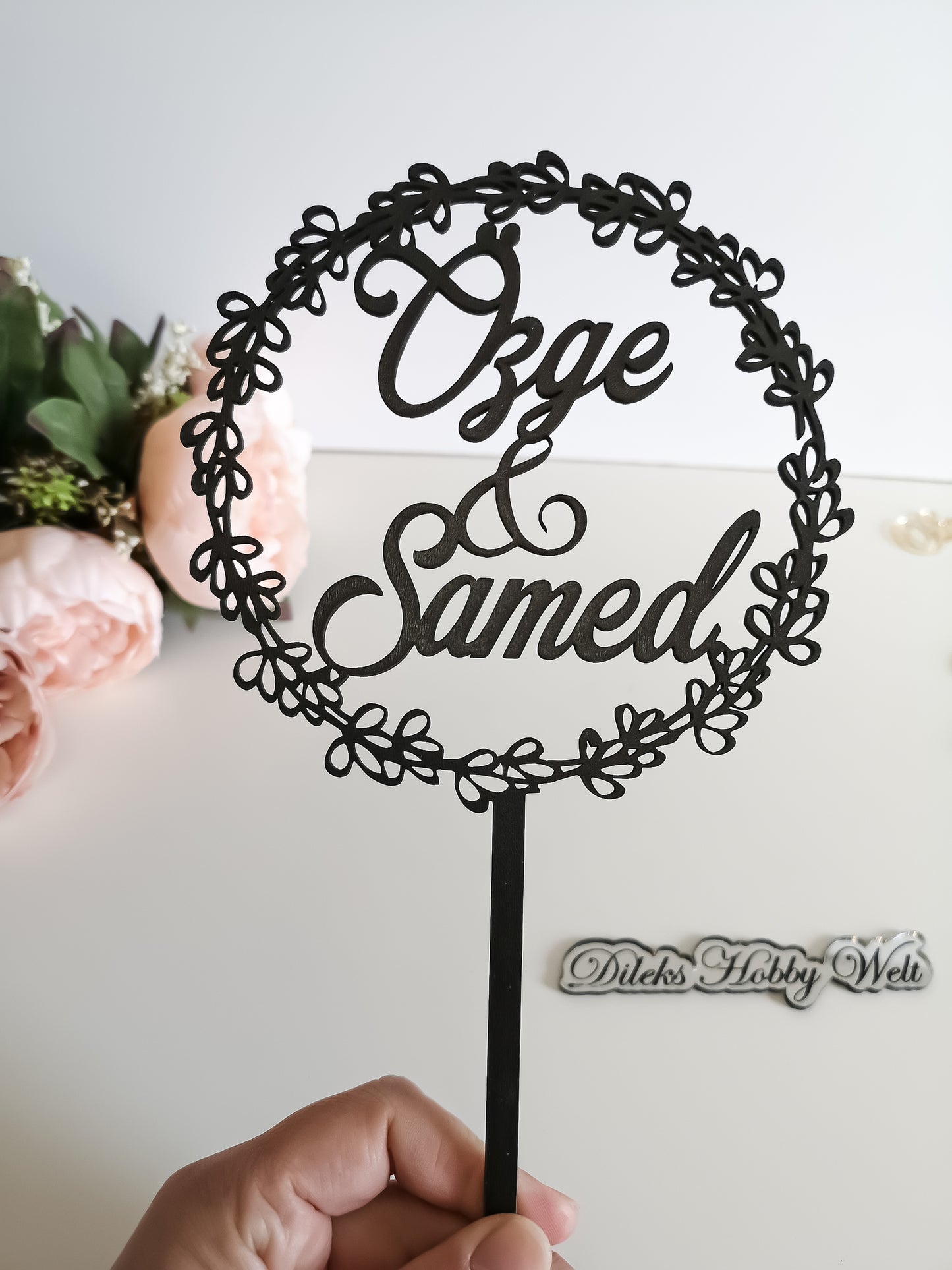 Cake Topper Ring-Verzierung