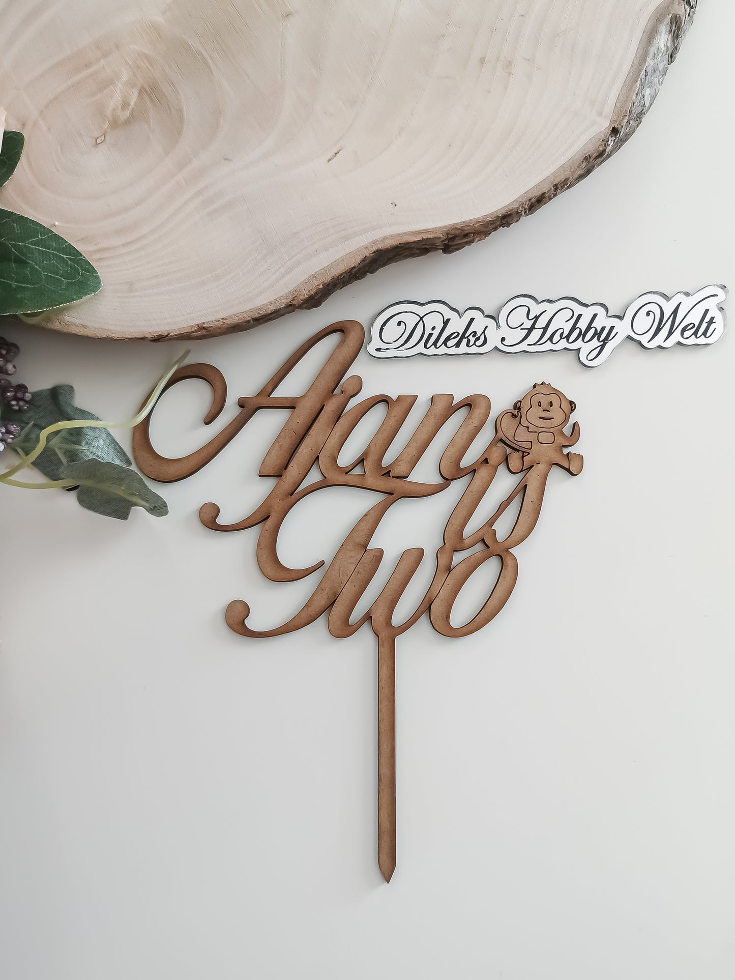 Cake Topper aus MDF (Holz)