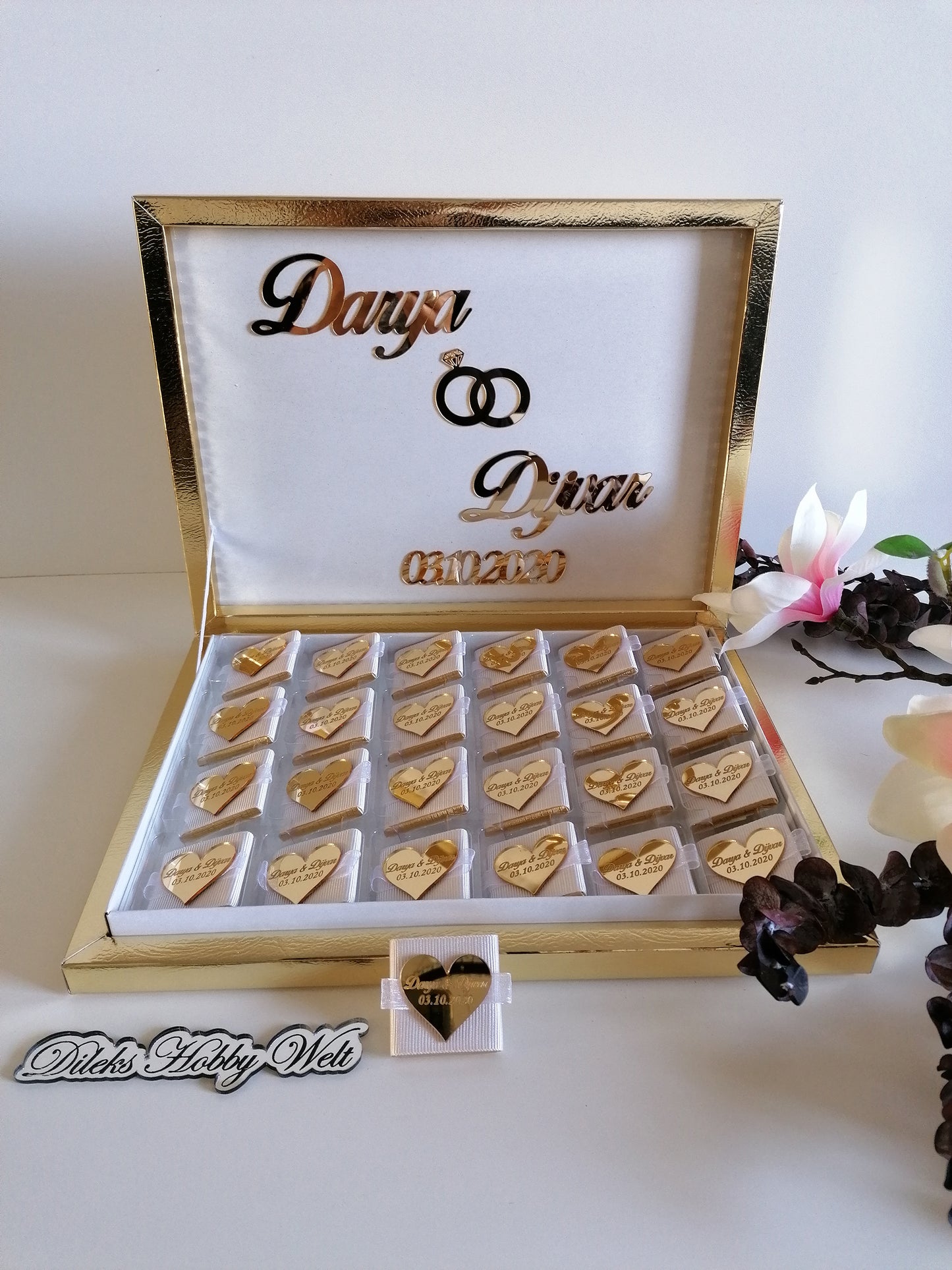 Schokobox Ringe Heart