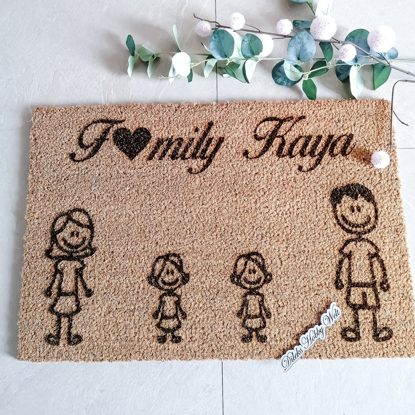 Fußmatte Familienmitglieder