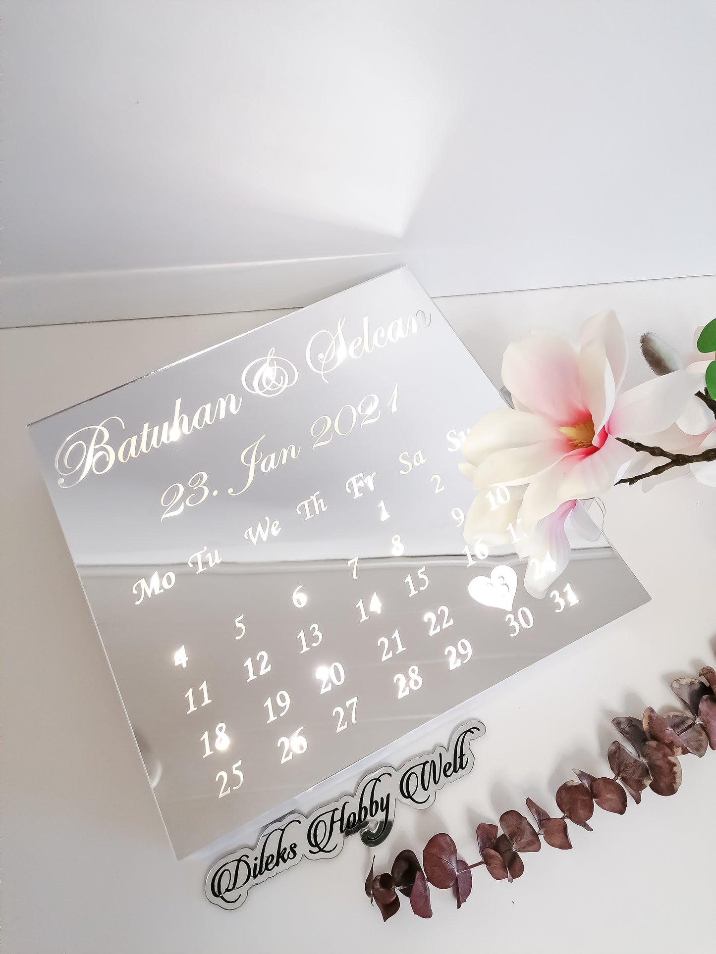 LED Bilderrahmen Love