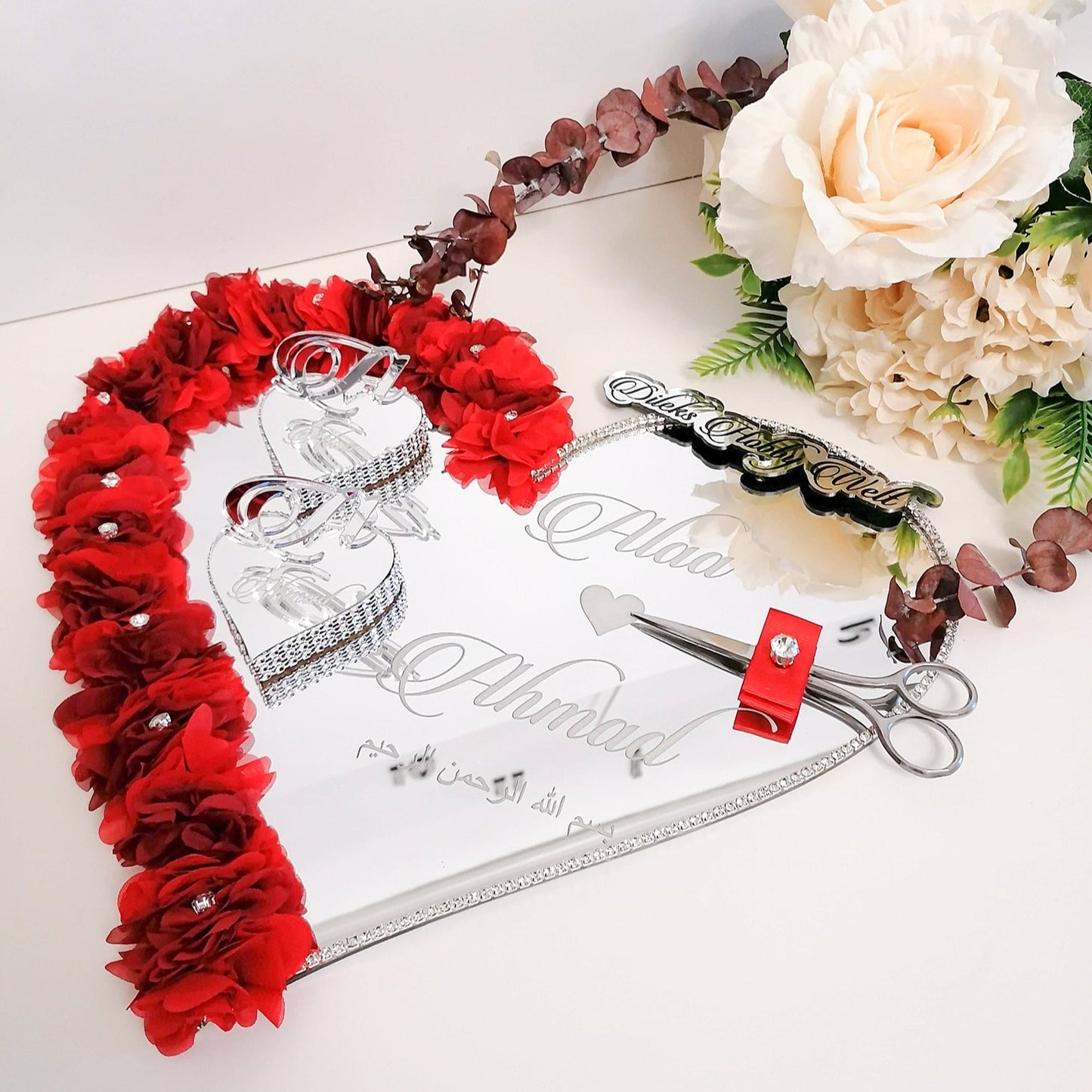 Spiegel Ringtablett Heart Set