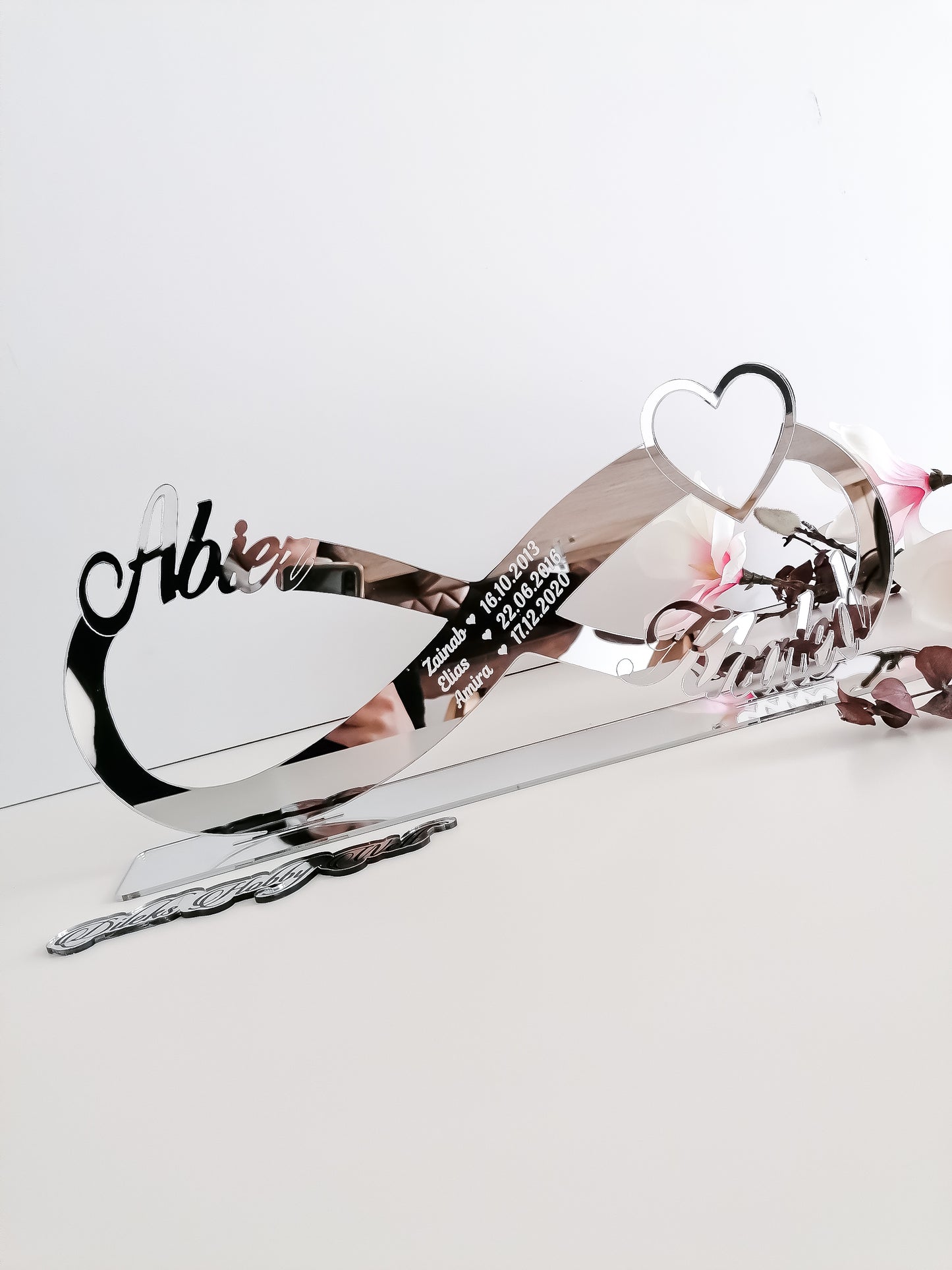 Unendlichkeitszeichen aus Plexiglas Model 2