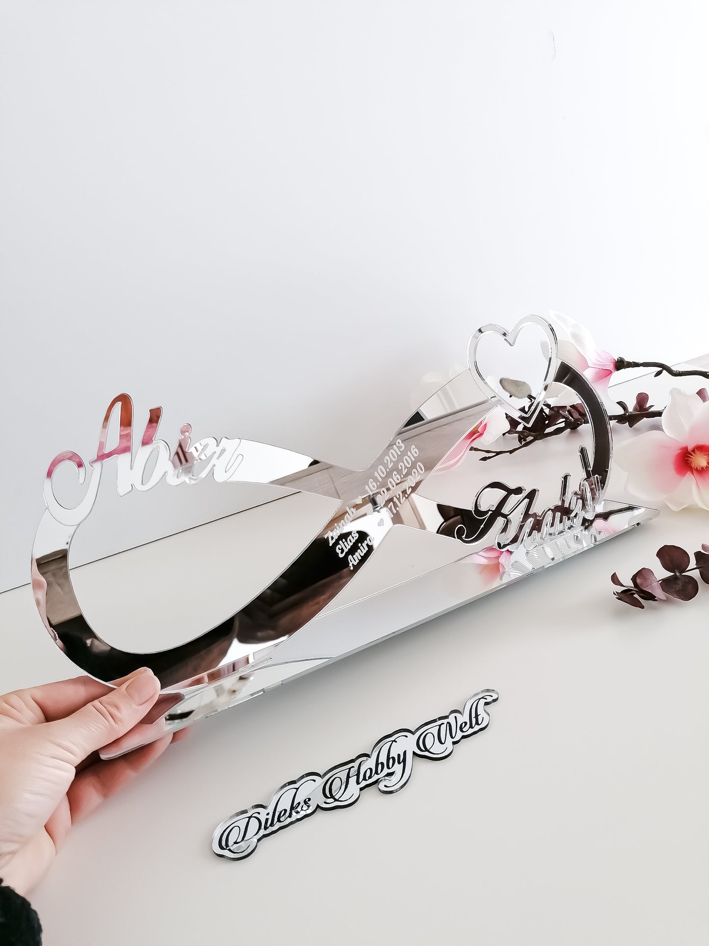 Unendlichkeitszeichen aus Plexiglas Model 2