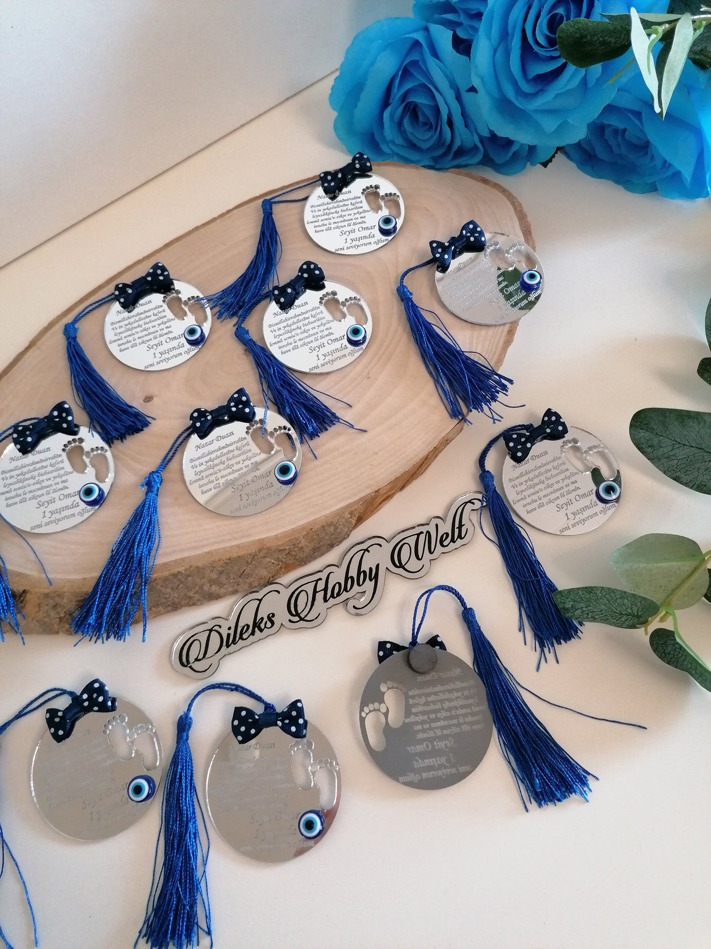 Gastgeschenke Kinder Dua/Fiyonk Kreis-Plexi