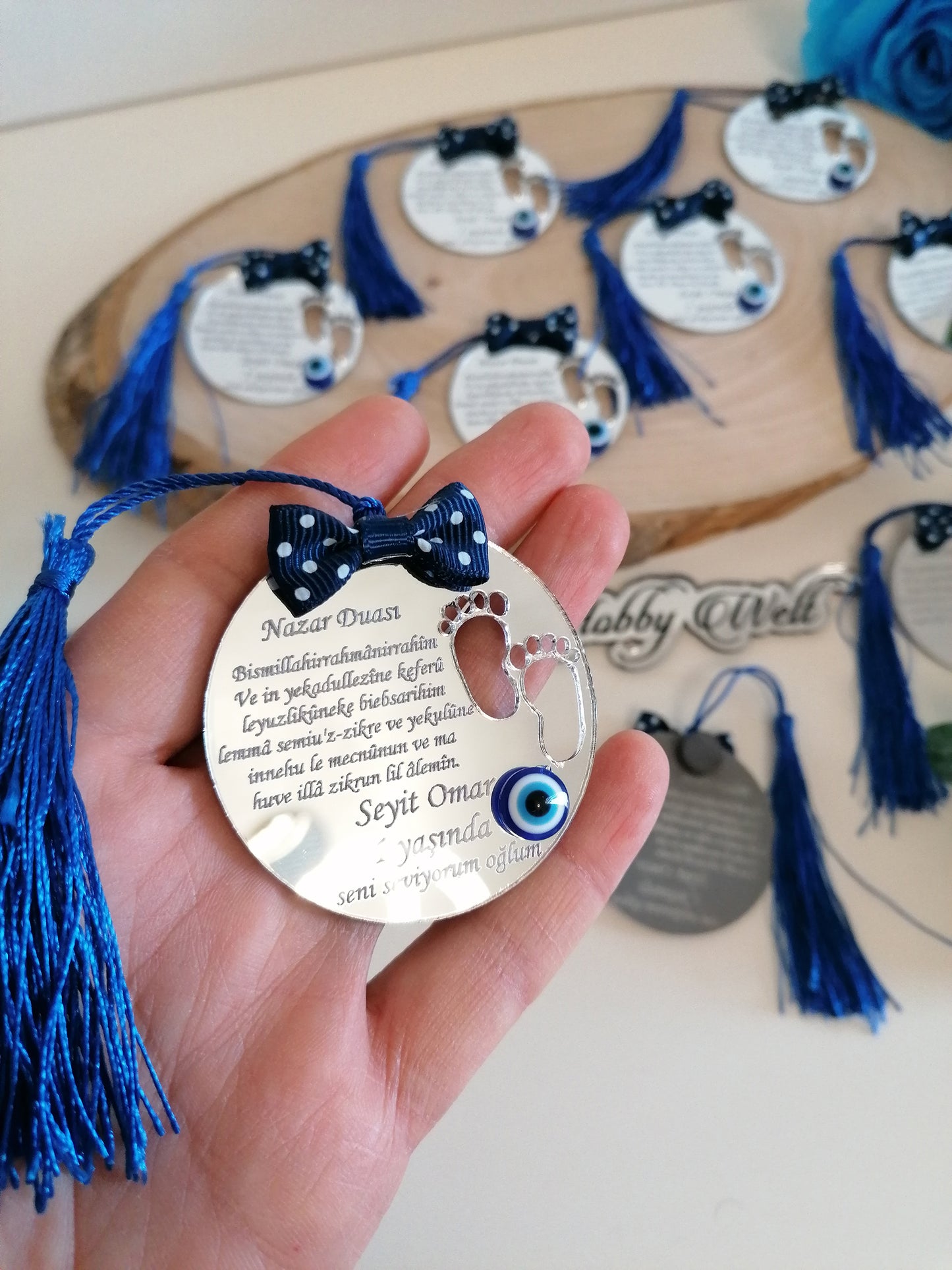 Gastgeschenke Kinder Dua/Fiyonk Kreis-Plexi