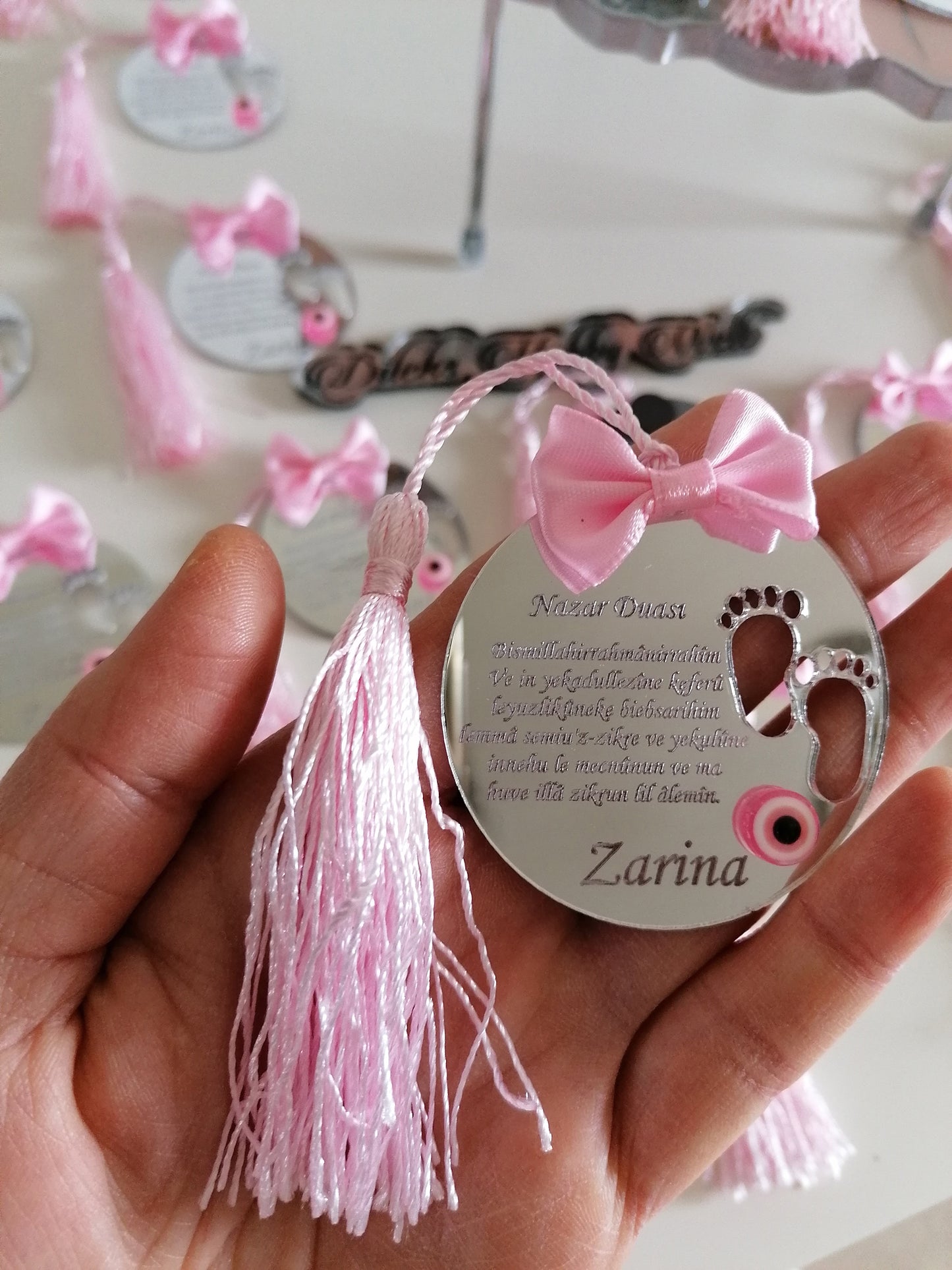 Gastgeschenke Kinder Dua/Fiyonk Kreis-Plexi
