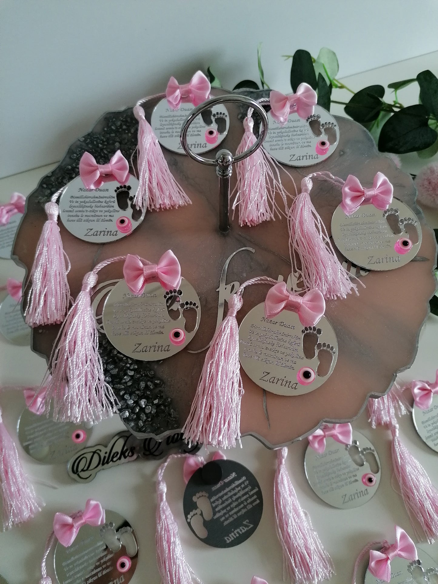 Gastgeschenke Kinder Dua/Fiyonk Kreis-Plexi