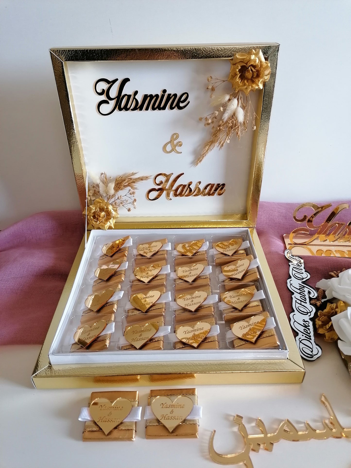 Schokobox Dried Flowers Heart