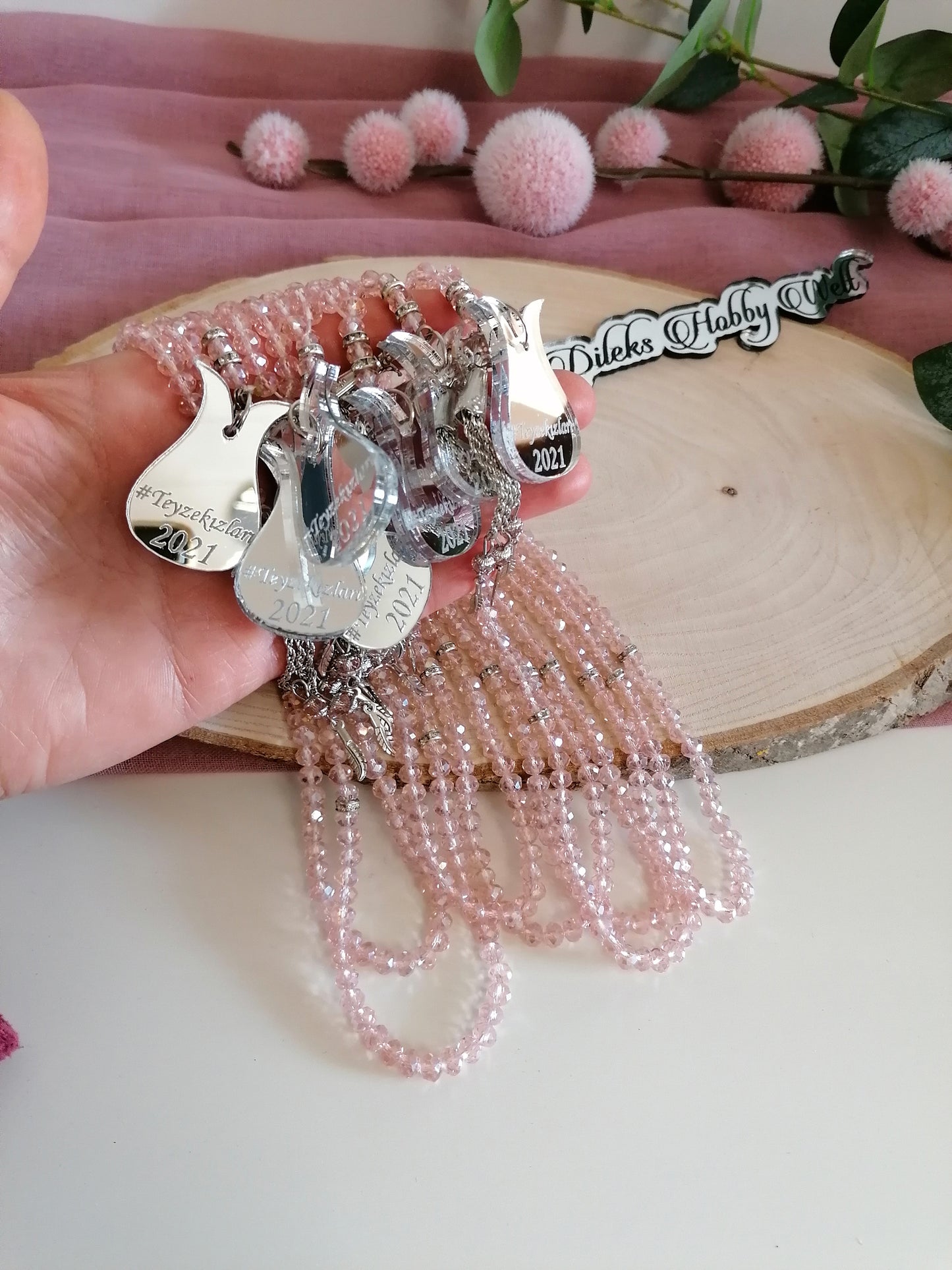 Tesbih Kristall Lale Plexi Gastgeschenke