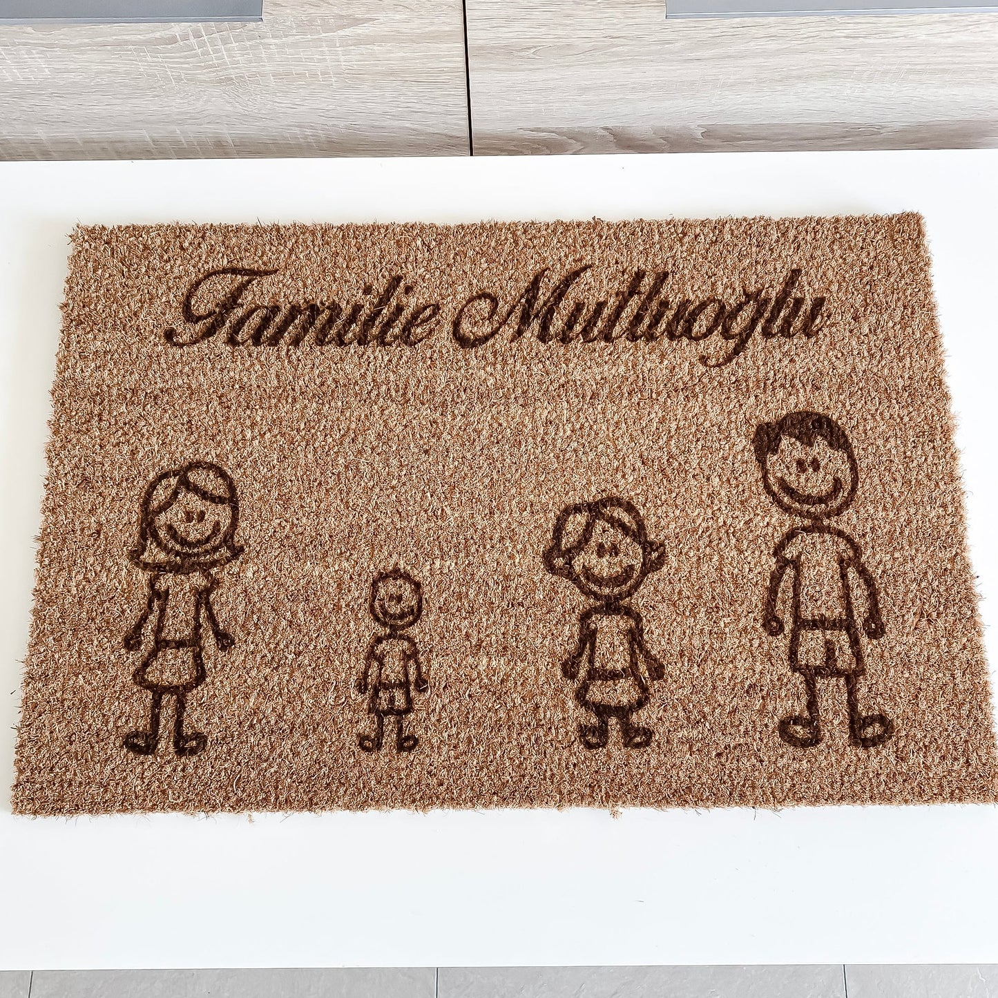 Fußmatte Familienmitglieder