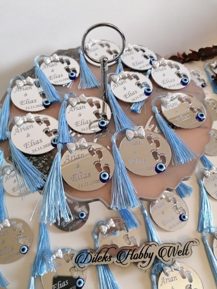 Gastgeschenke Kinder Dua/Fiyonk Kreis-Plexi