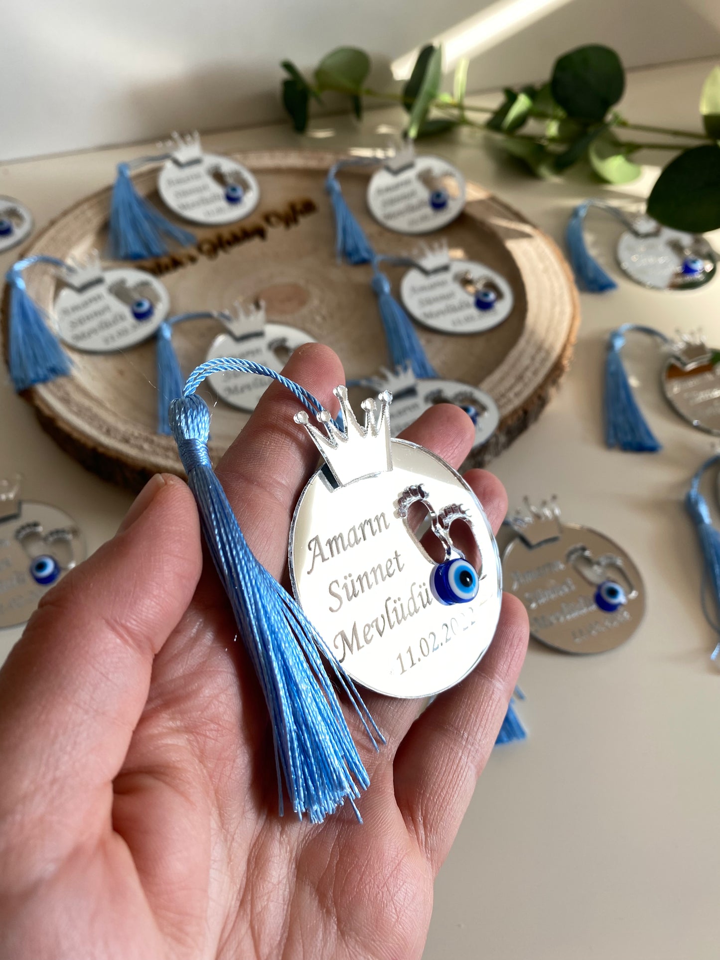 Gastgeschenke Kinder Dua/Fiyonk Kreis-Plexi