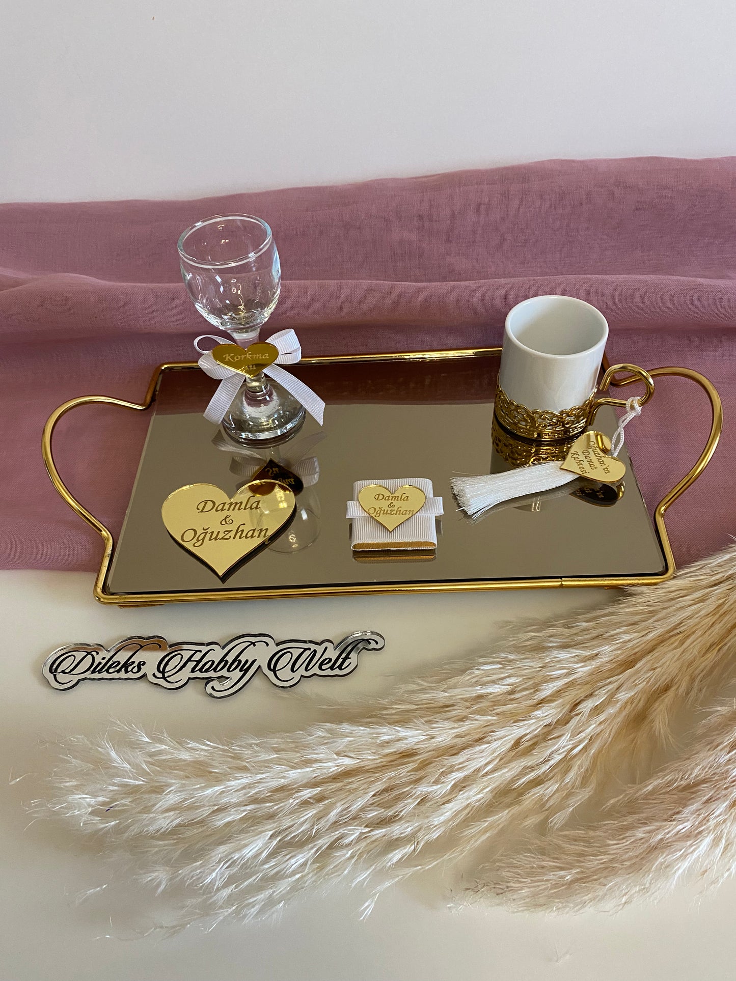 Spiegel Moccatablett Damat bey