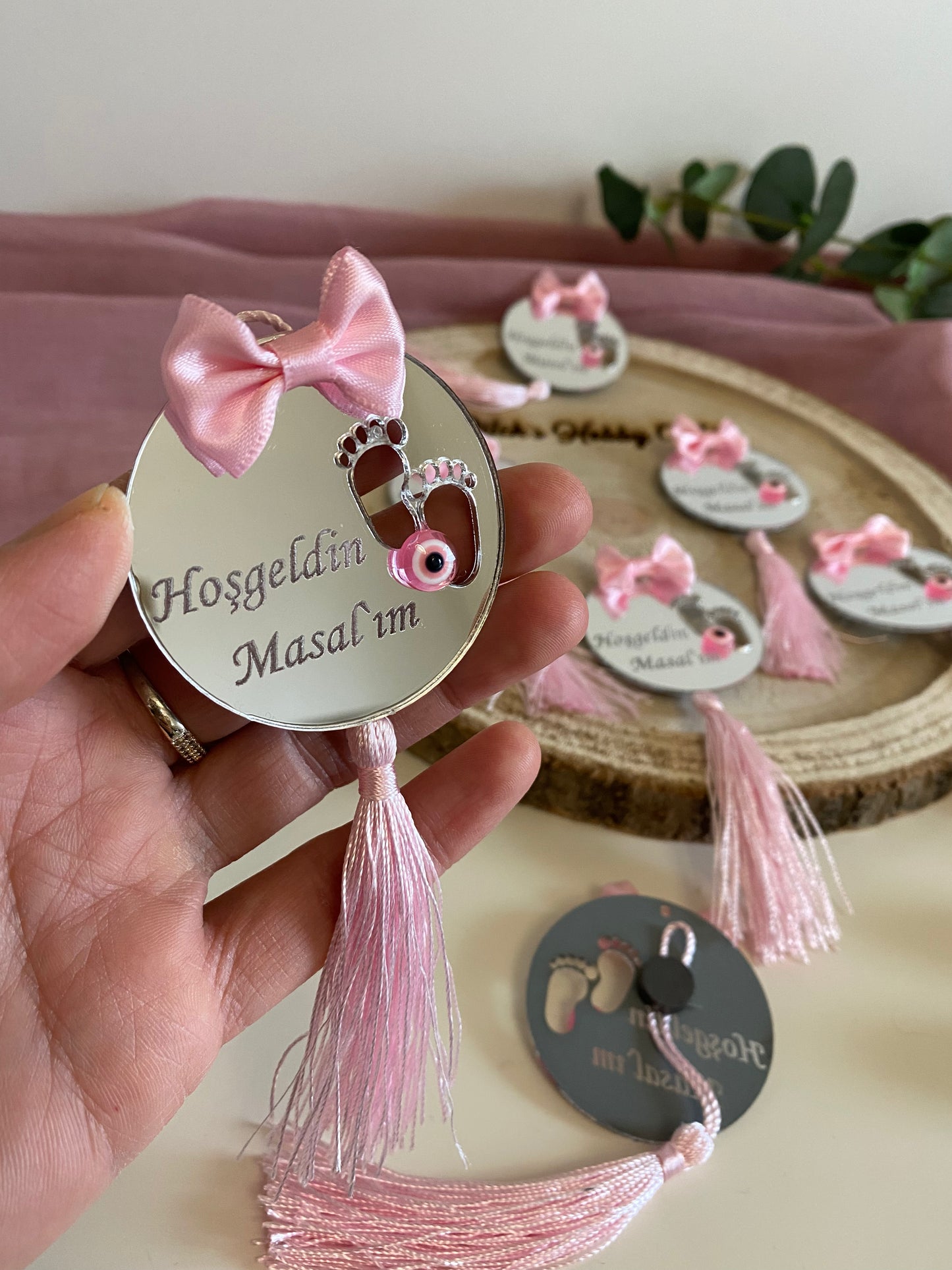 Gastgeschenke Kinder Dua/Fiyonk Kreis-Plexi