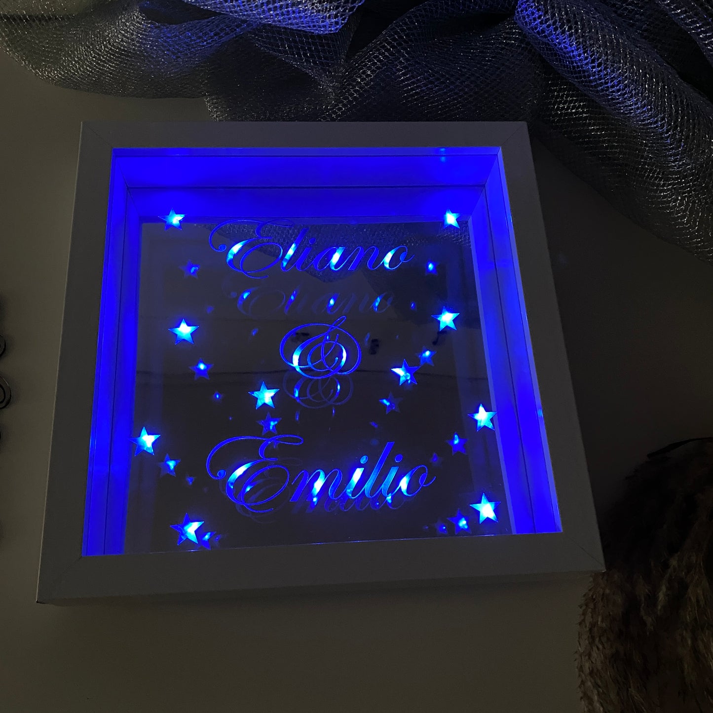 LED Bilderrahmen Stars