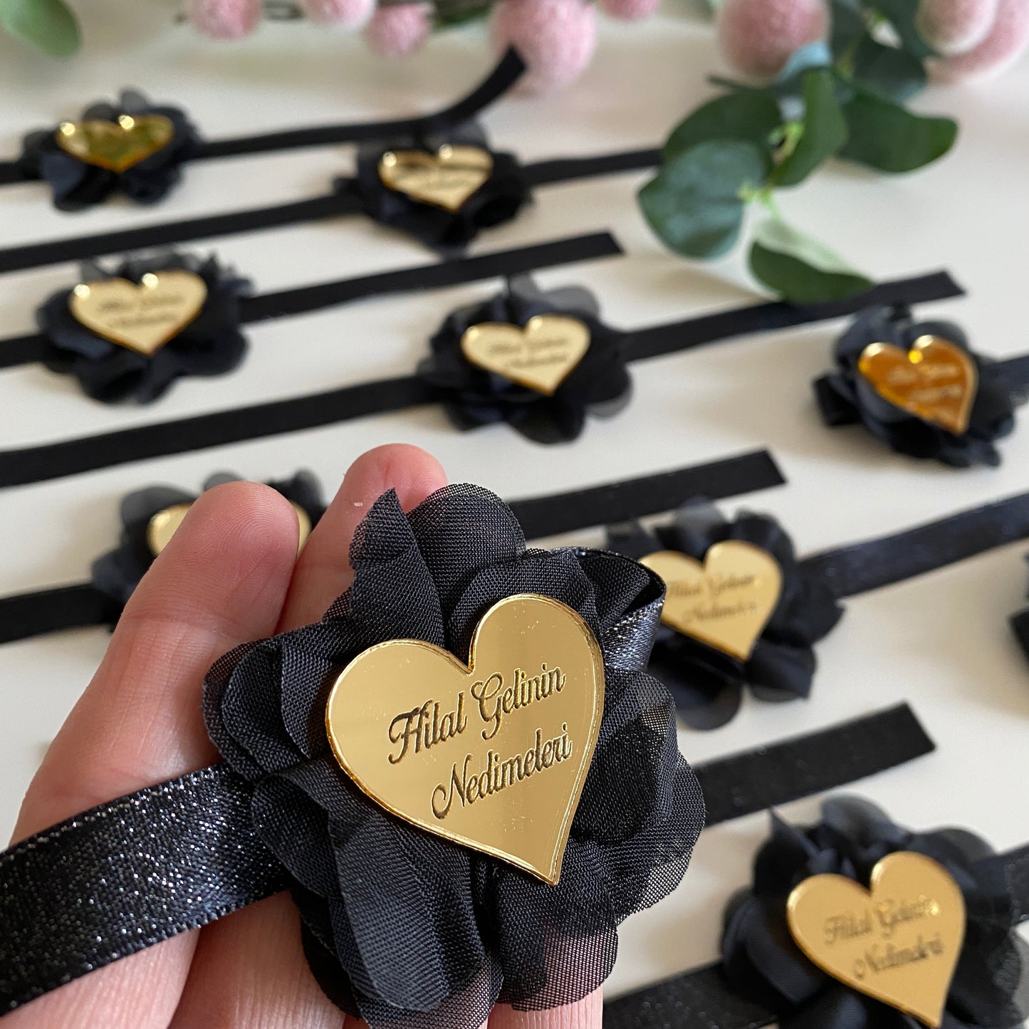 Bridesmaid schmales Armband in Wunschfarbe