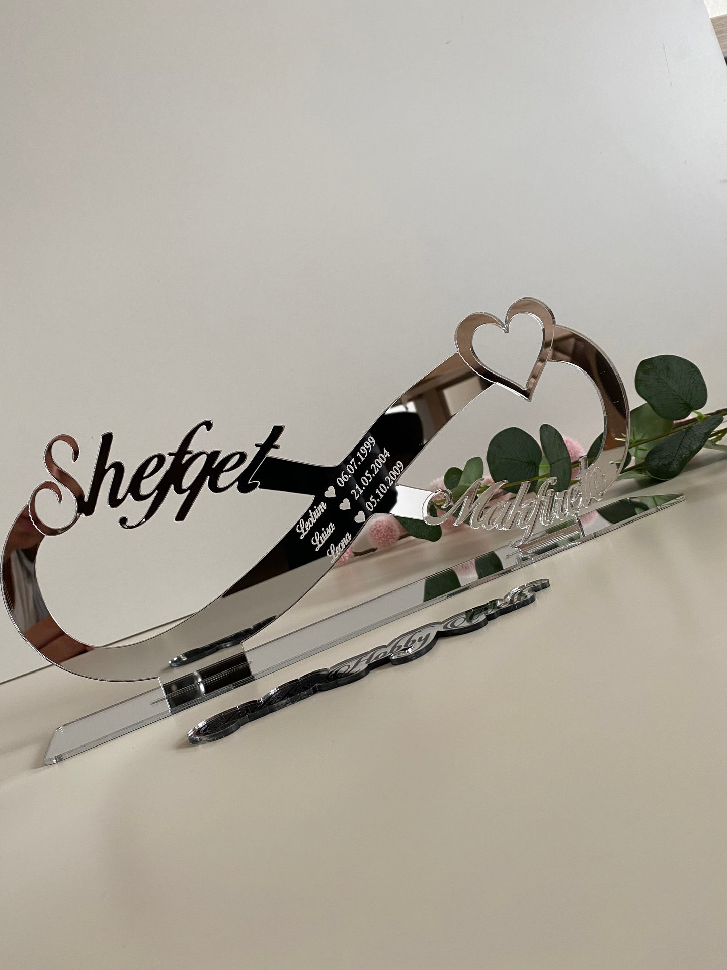 Unendlichkeitszeichen aus Plexiglas Model 2