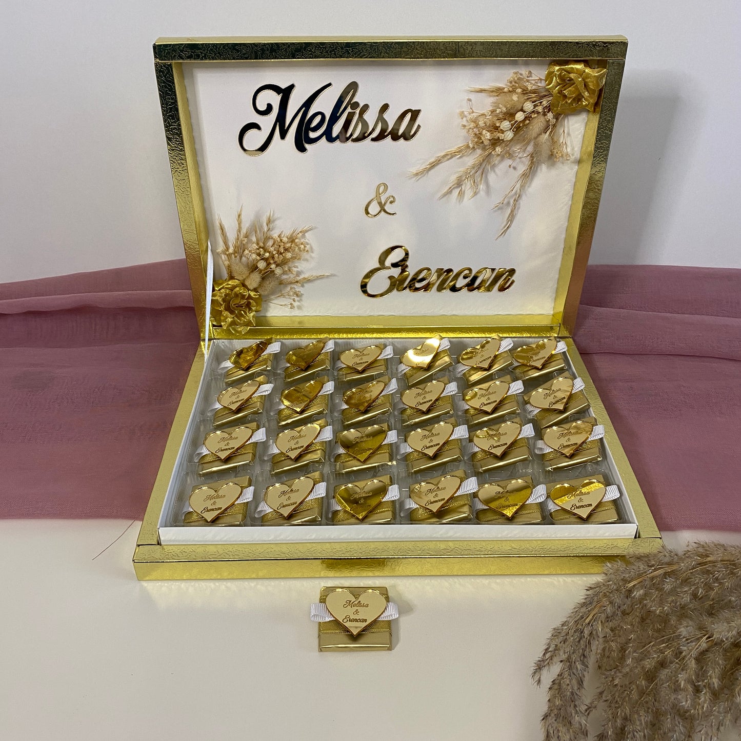 Schokobox Dried Flowers Heart