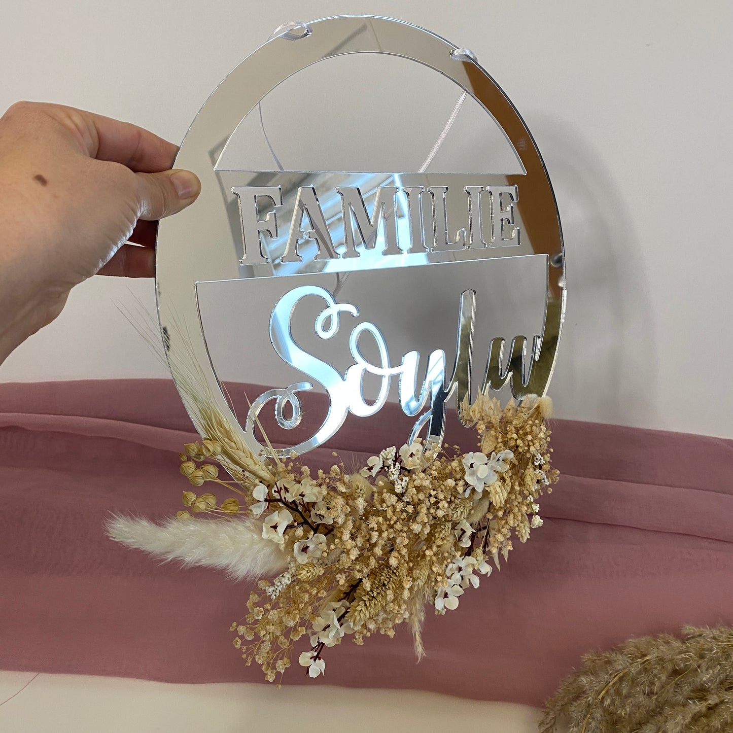 Türdeko Familie Cute Flowers