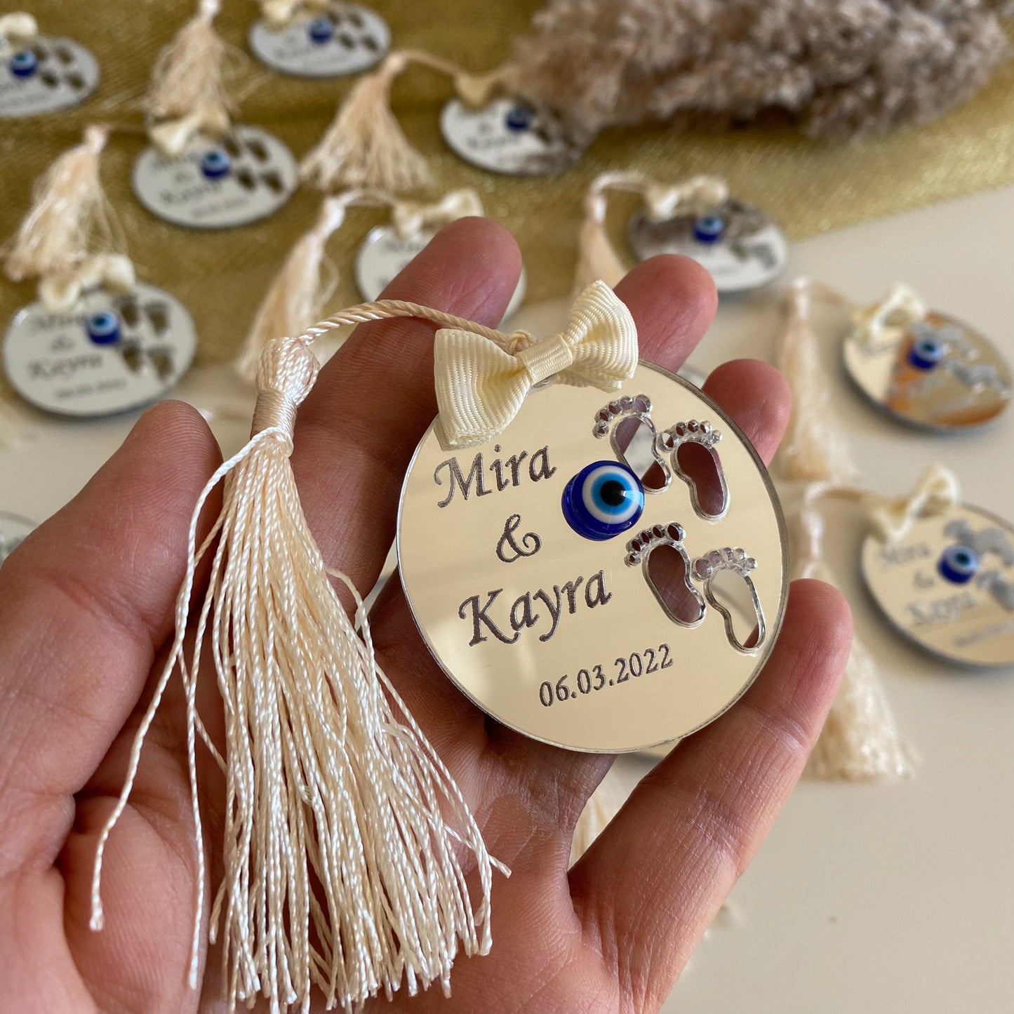 Gastgeschenke Kinder Dua/Fiyonk Kreis-Plexi