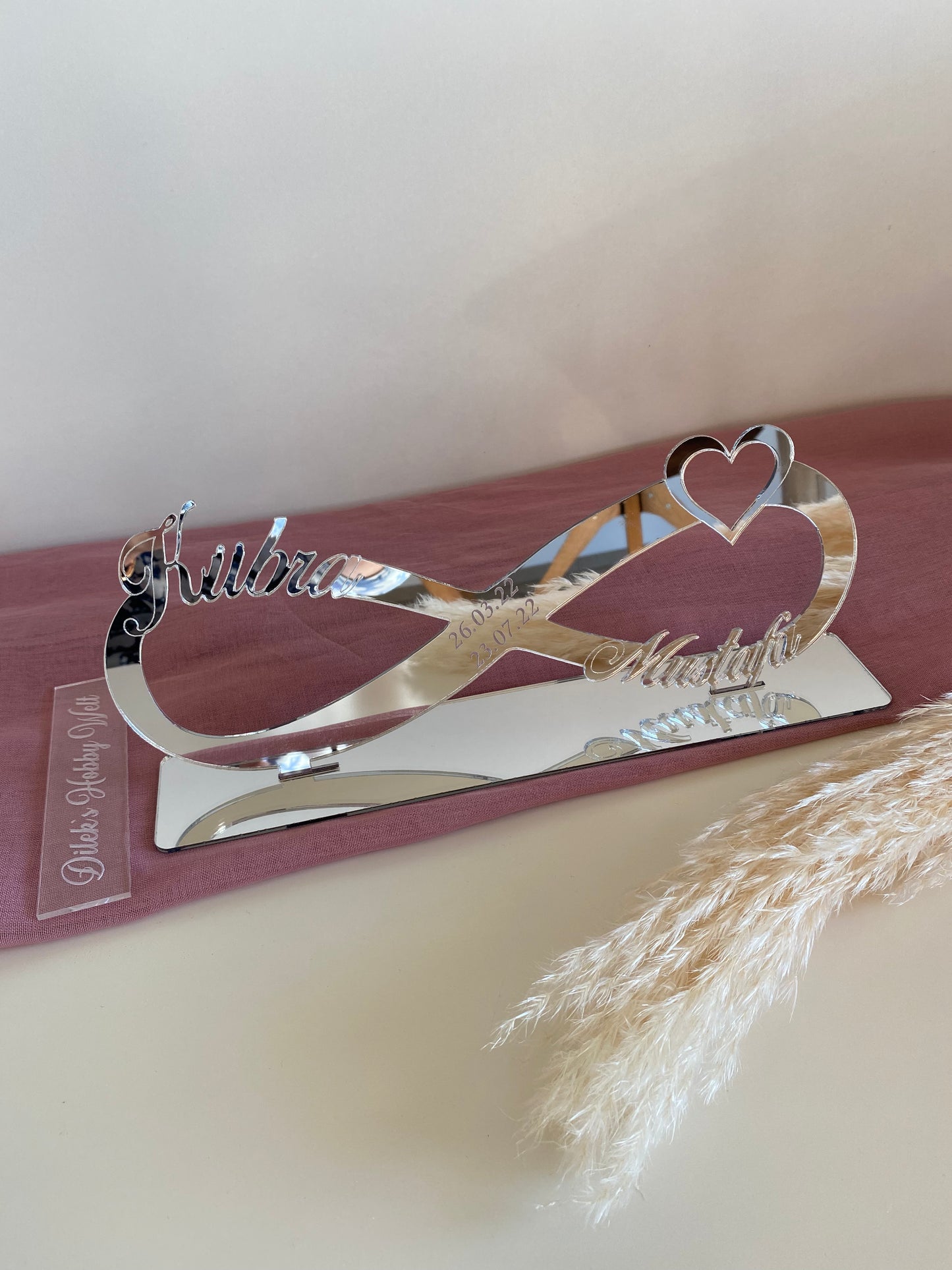 Unendlichkeitszeichen aus Plexiglas Model 2