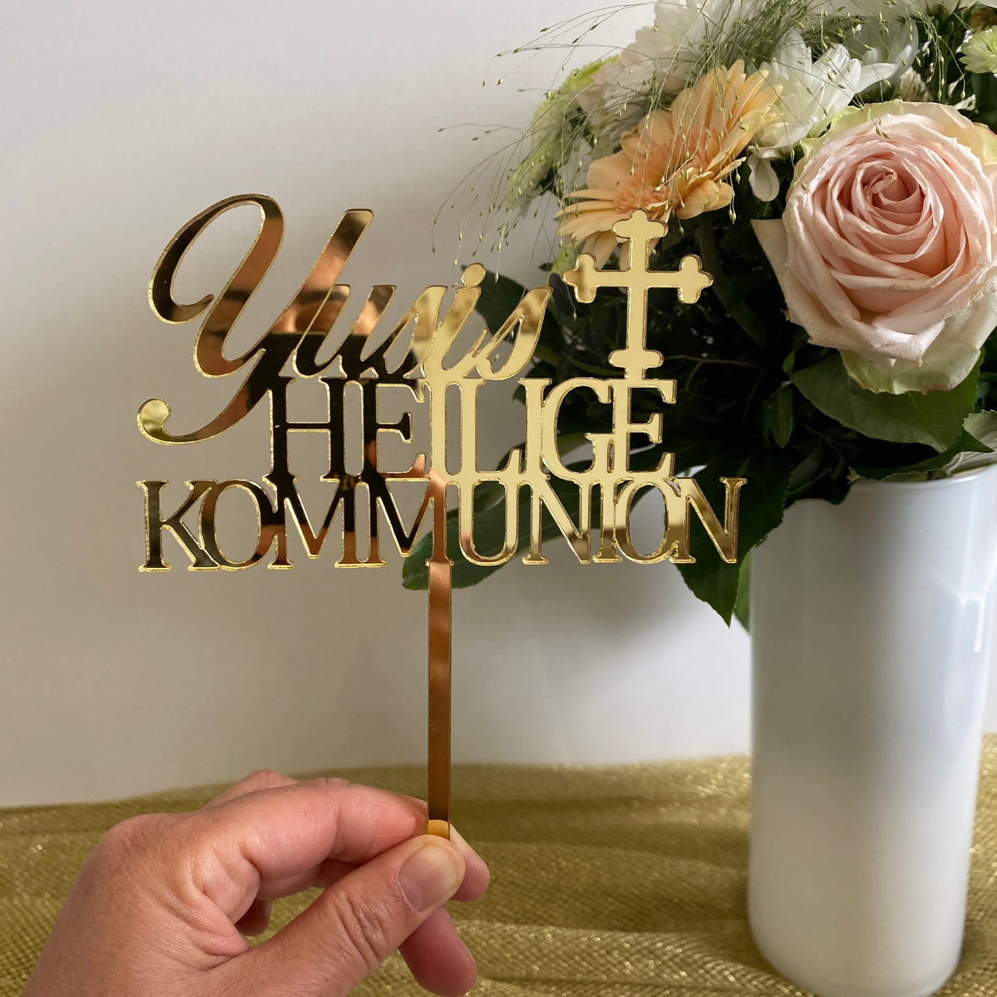 Cake Topper God Bless