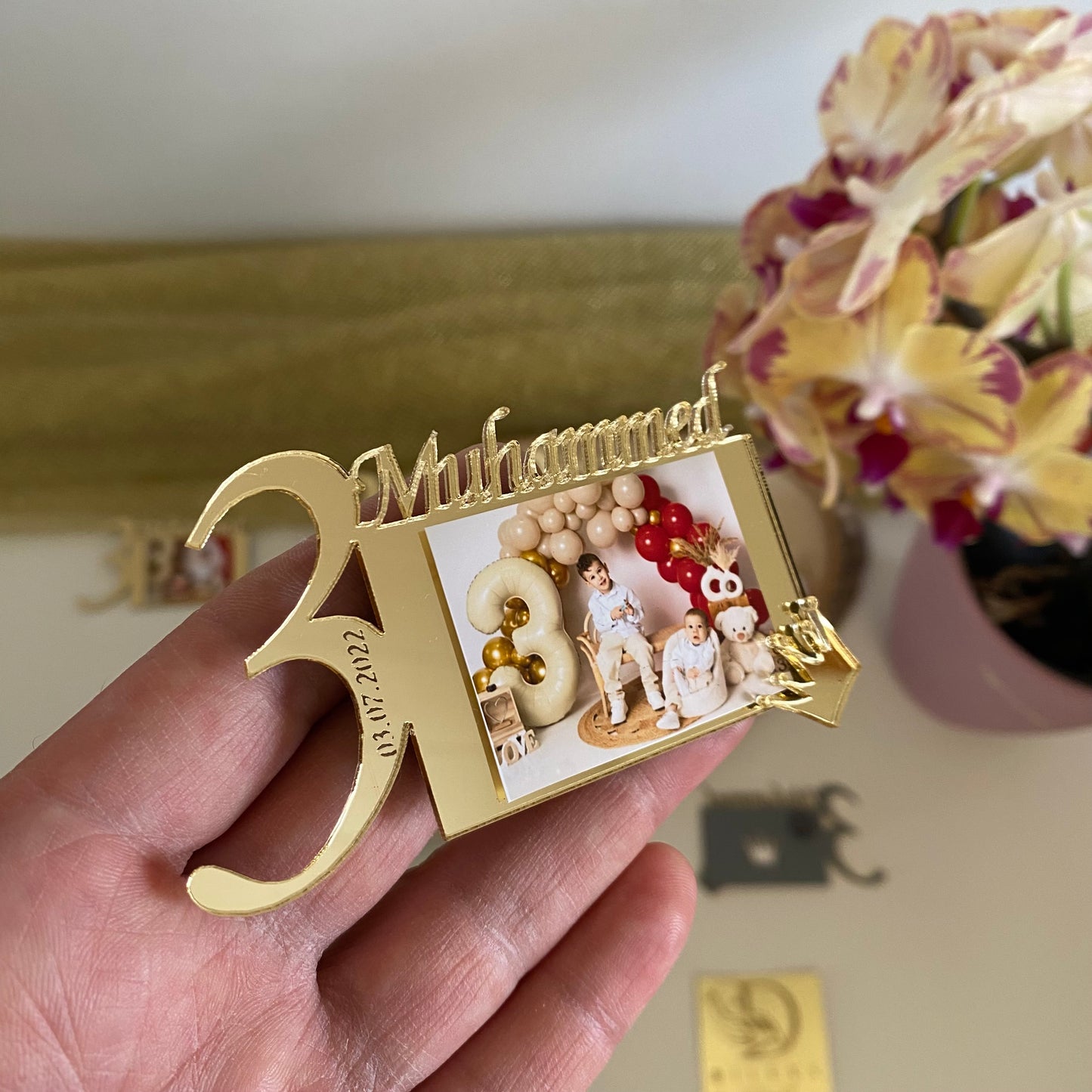 Gastgeschenke Kinder Fotomagnet