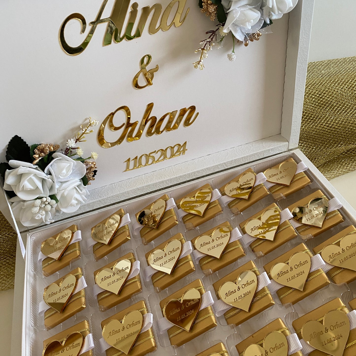 Schokobox White Flower Dream