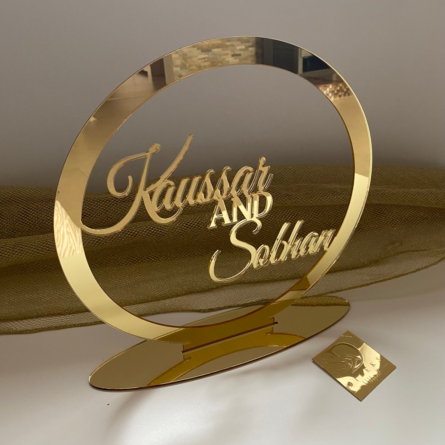 Namensaufsteller Standard Kreis
